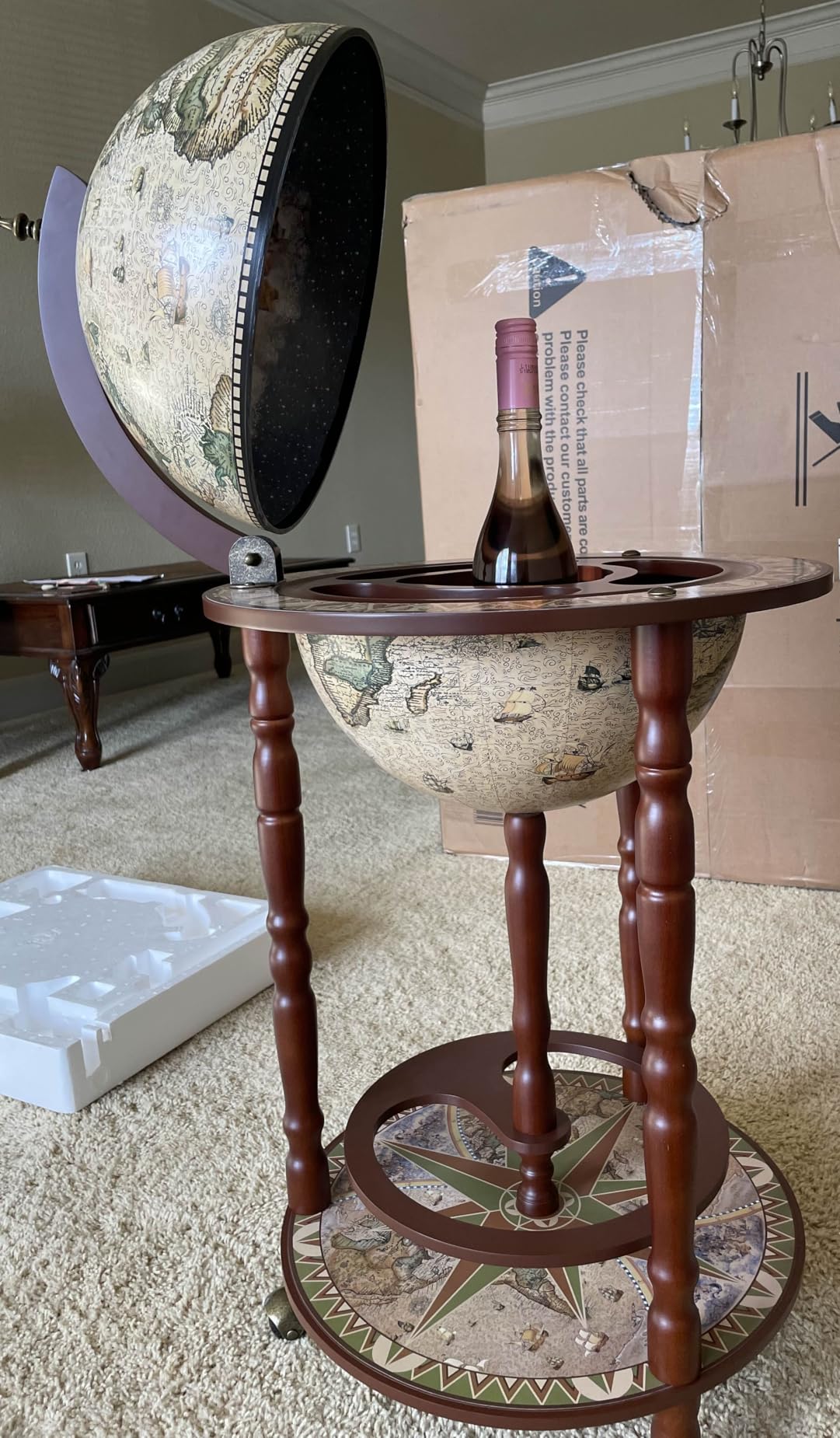 Goplus Globe Bar, 17.5