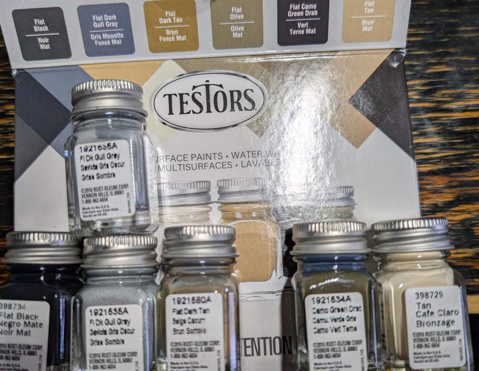 Testors Camo Acrylic Paint Set, Multicolor customer photo 1