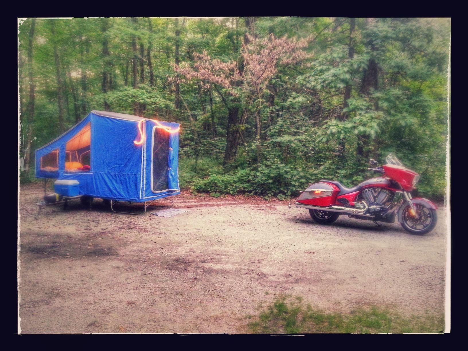 Time Out Camping Trailers (Pull Behind Motorcycle or Small Car) (Deluxe Camper) customer photo 1