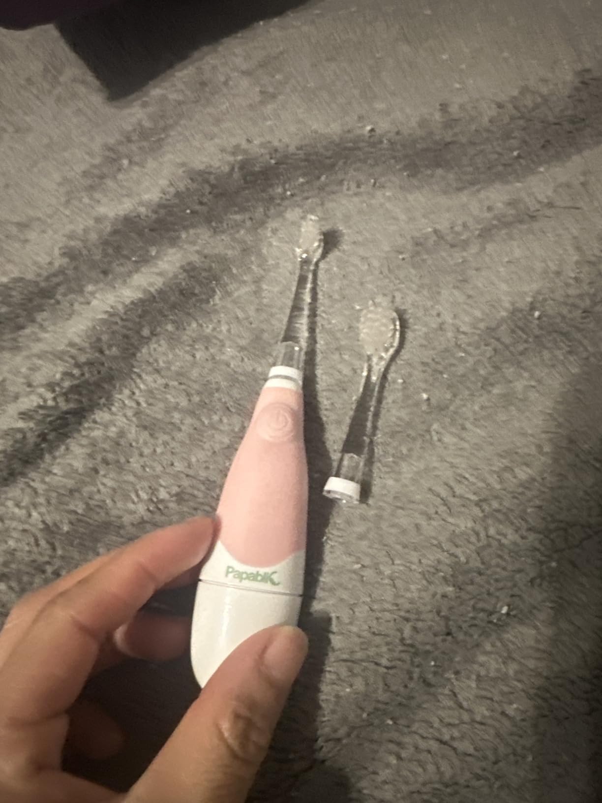 Papablic BabyHandy 2-Stage Baby Sonic Electric Toothbrush for Babies and Toddlers Ages 0-3 Years customer photo 1