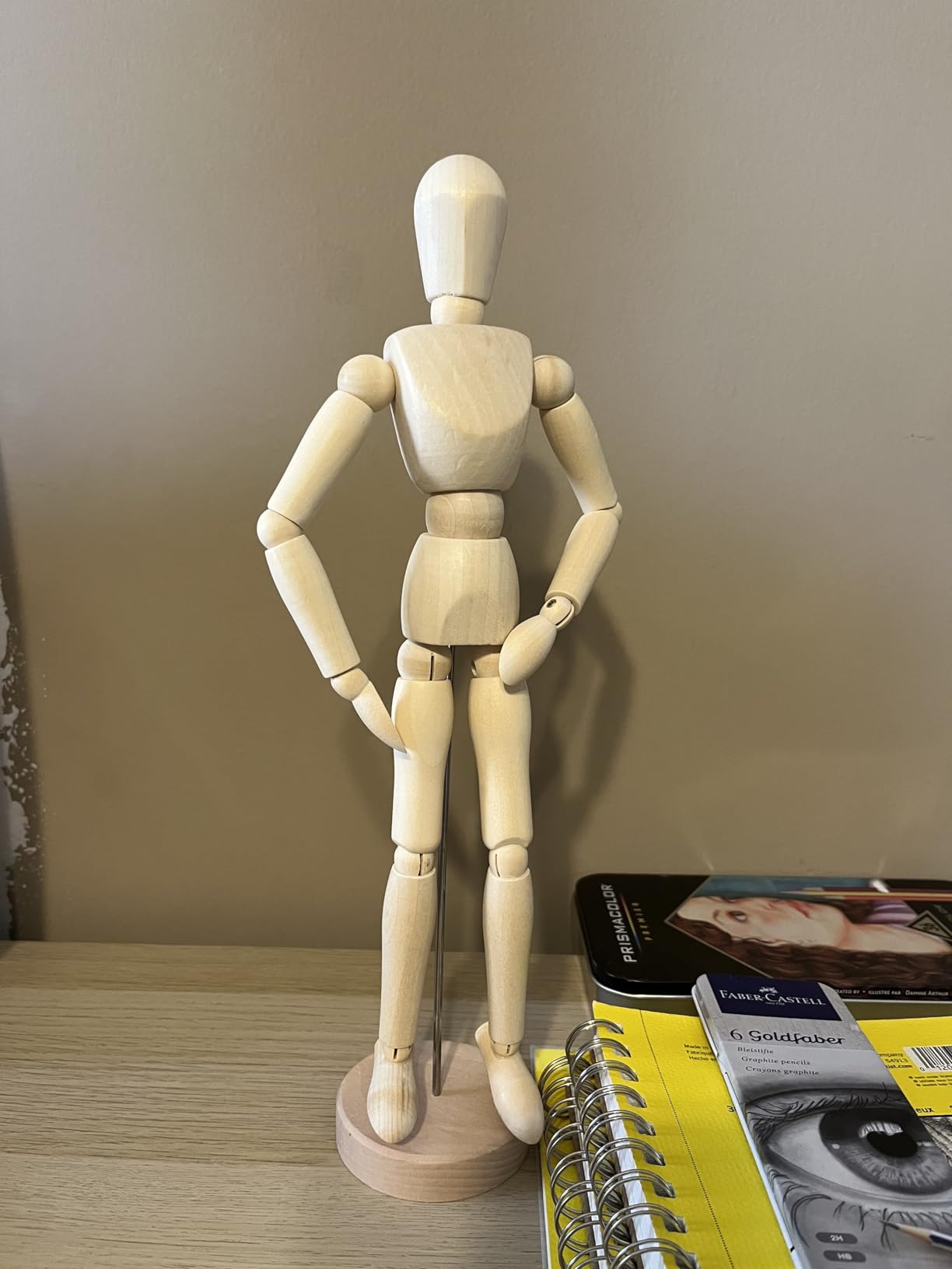 HSOMiD 12'' Artists Wooden Manikin Jointed Mannequin Perfect for Home Decoration / Drawing The Human Figure customer photo 2
