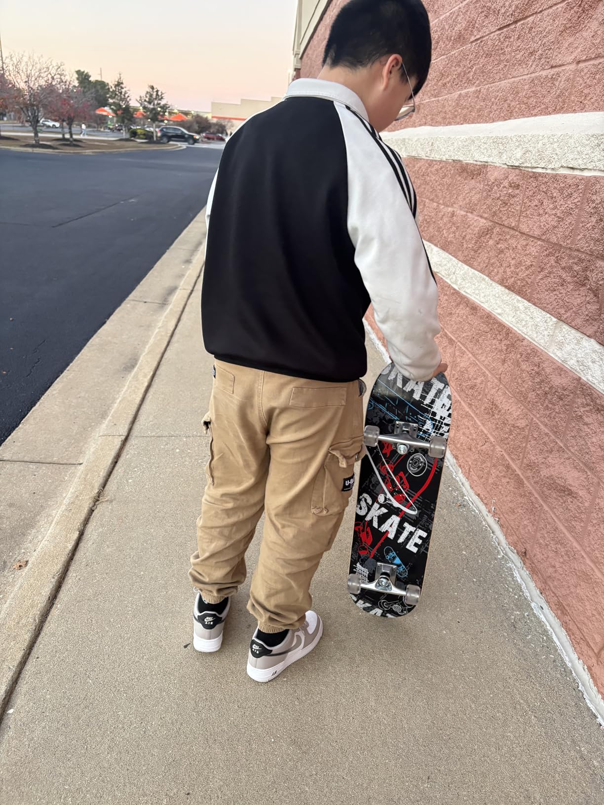 ChromeWheels 31 inch Skateboard Double Kick Skate Board Cruiser Longboard 8 Layer Maple Deck Skateboards for Kids and Beginners customer photo 2