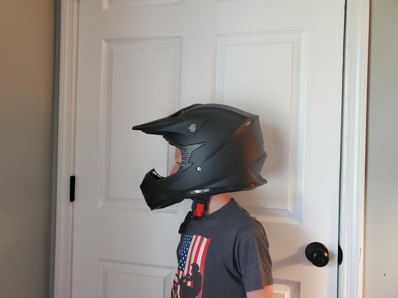 ILM Adult Dirt Bike Helmets Motocross ATV Dirtbike BMX MX Offroad Full Face Motorcycle Helmet, DOT Approved Model 128S (Matte Black, Adult-XLarge) customer photo 2