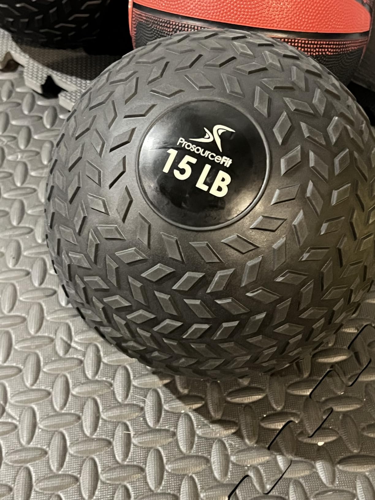 ProsourceFit Slam Medicine Balls Tread Textured Grip Dead Weight Balls for Cross Training, Strength and Conditioning Exercises, Cardio and Core Workouts customer photo 1