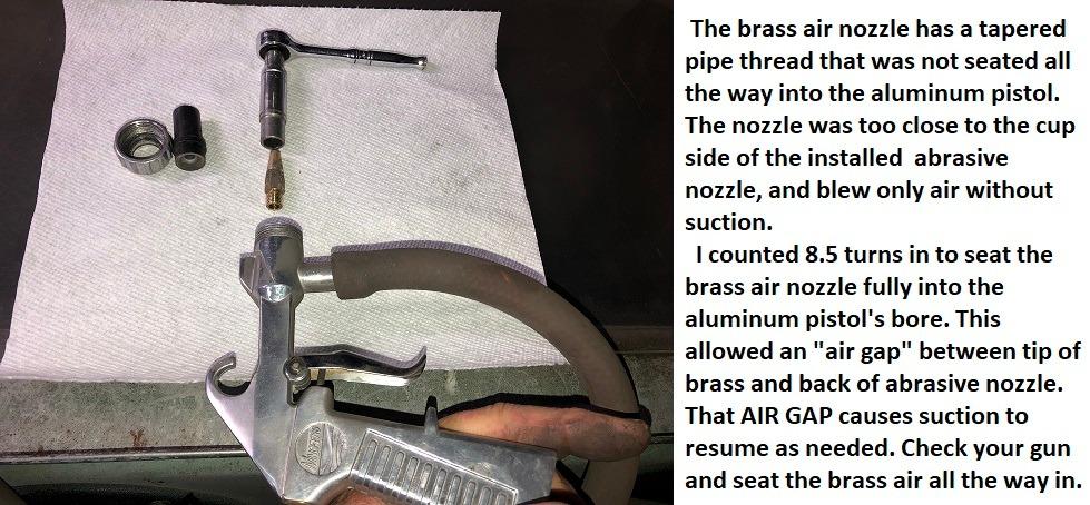 Sandblaster Kit Abrasive Sand Blasting Gun Rust Remove with Air Quick Adapter for Sandblast Cabinets customer photo 1