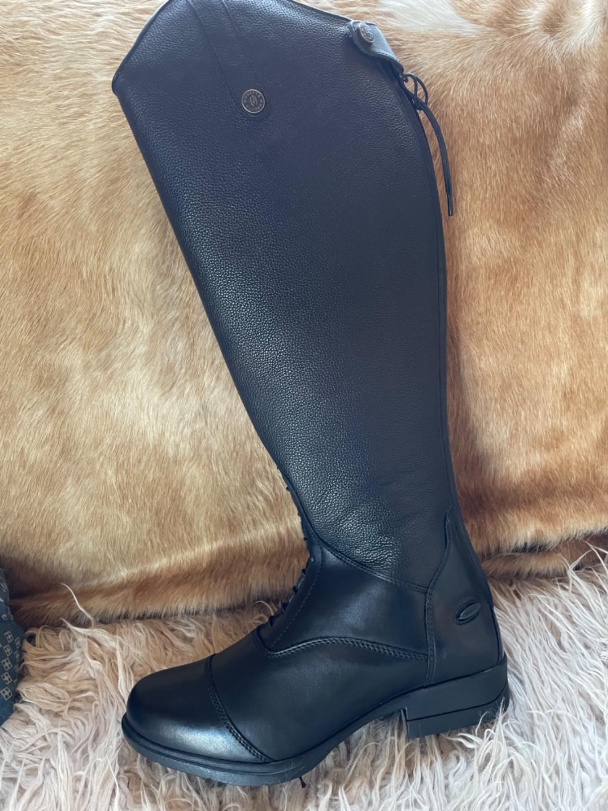 Women's Moretta Gianna Leather Riding Boots customer photo 2