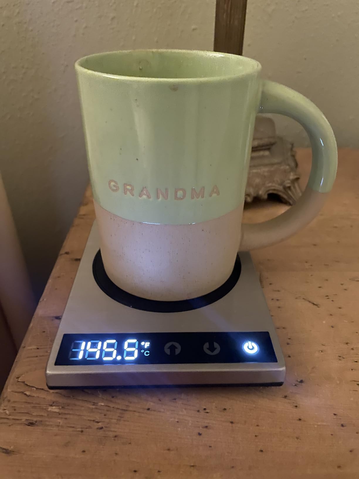 COSORI Coffee Mug Warmer & Mug Set for Desk, Cup Heater, Office & Christmas Gifts, 1°F Precise Temperature Control, Touch Tech & LCD Digital Display (77-194°F), 304 Stainless Steel customer photo 2