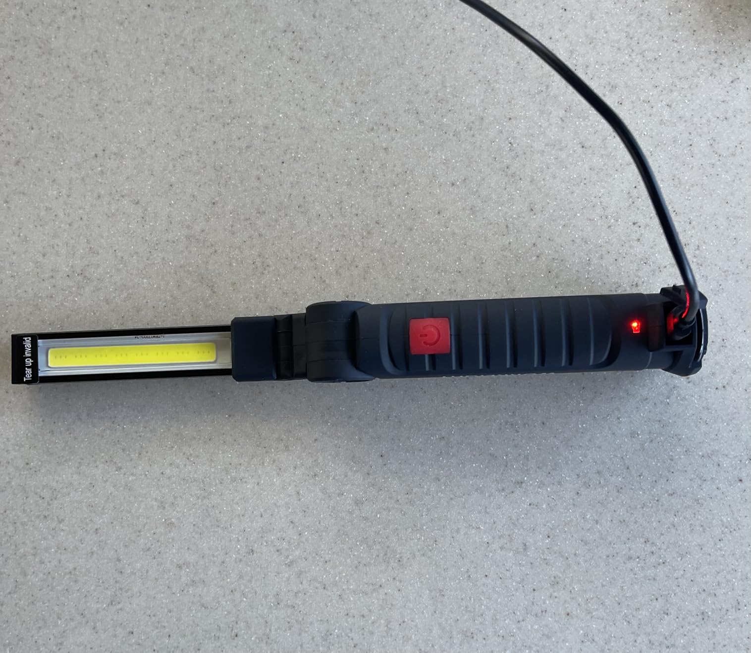 Coquimbo Tool Gifts for Men Him Dad Husband, Rechargeable LED Work Light BBQ Grill with Magnetic Base Hook, 360° Rotate Mechanic Flashlight Mens Easter Birthday Gifts (2 Pack Black) customer photo 2