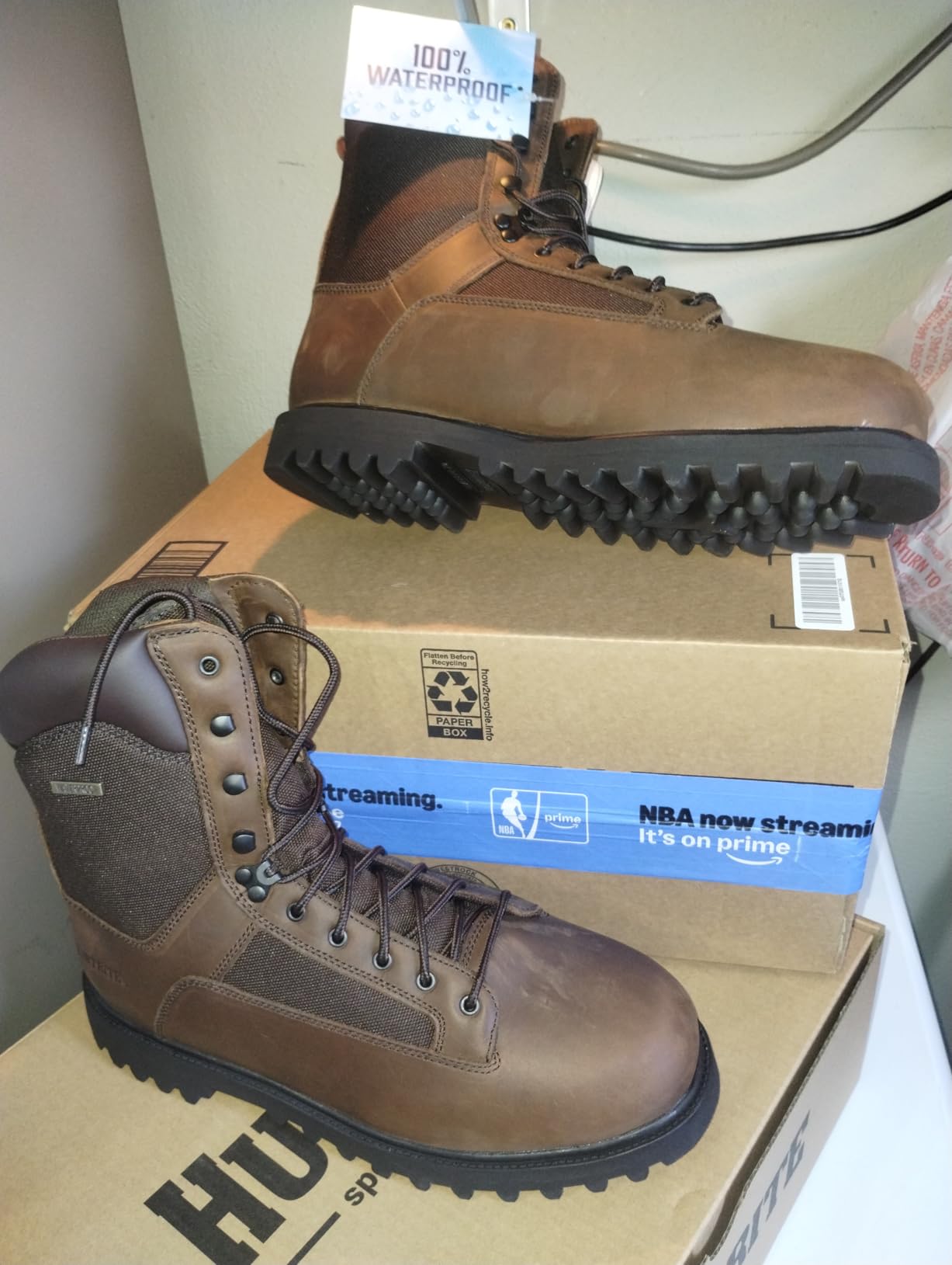 HUNTRITE Men's Insulated Waterproof Hunting Boots 1200-gram customer photo 2