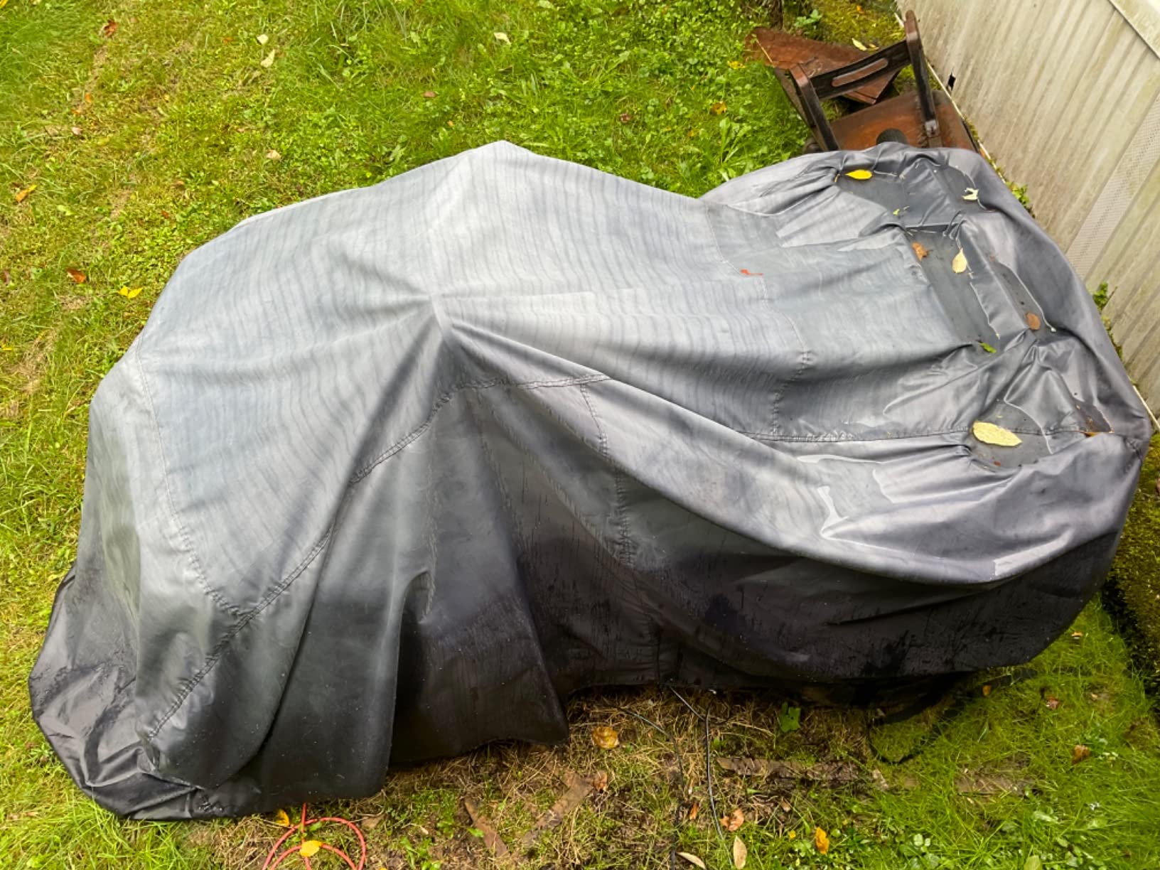 Indeed BUY ATV Cover with Buckle Waterproof, 420D Heavy Duty Ripstop Protects 4 Wheeler from Snow Rain Sun,Outdoor Storage Quad Cover for Polaris Sportsman Yamaha Honda Kawasaki 102'' x44'' x 48'' customer photo 1
