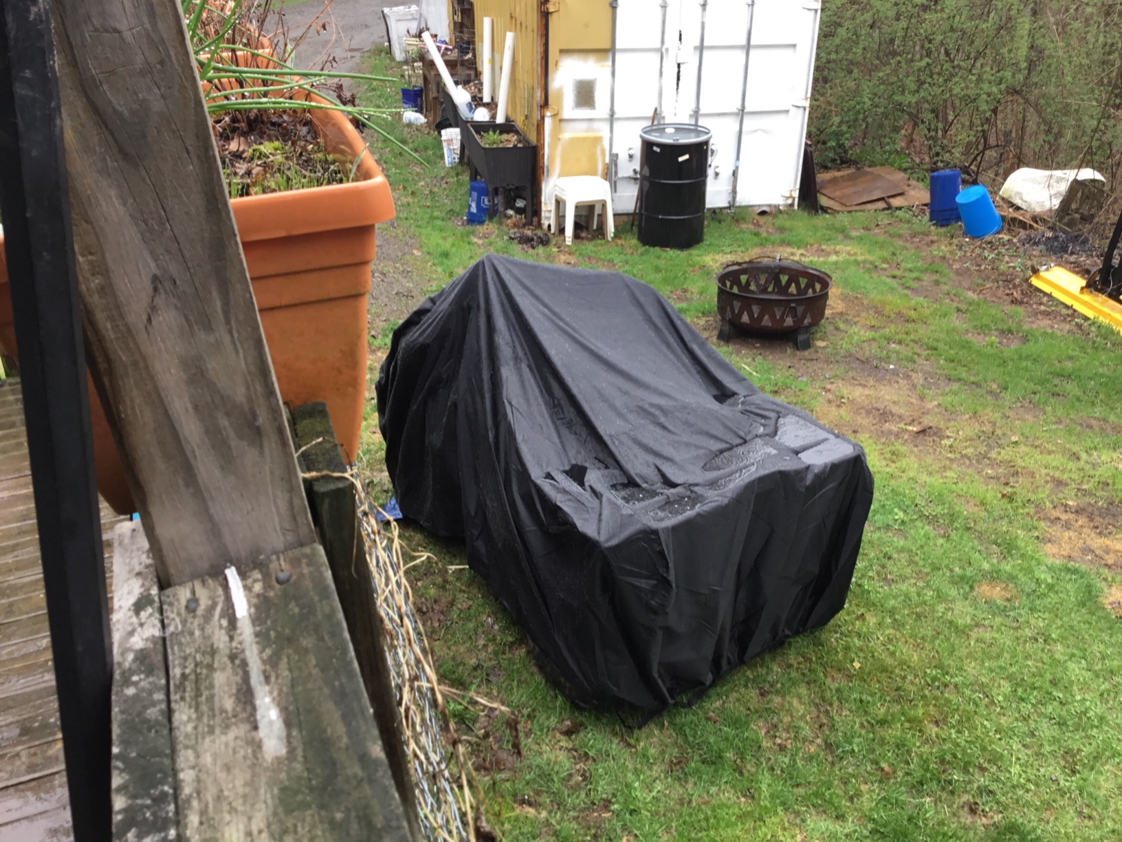 Indeed BUY ATV Cover with Buckle Waterproof, 420D Heavy Duty Ripstop Protects 4 Wheeler from Snow Rain Sun,Outdoor Storage Quad Cover for Polaris Sportsman Yamaha Honda Kawasaki 102'' x44'' x 48'' customer photo 2