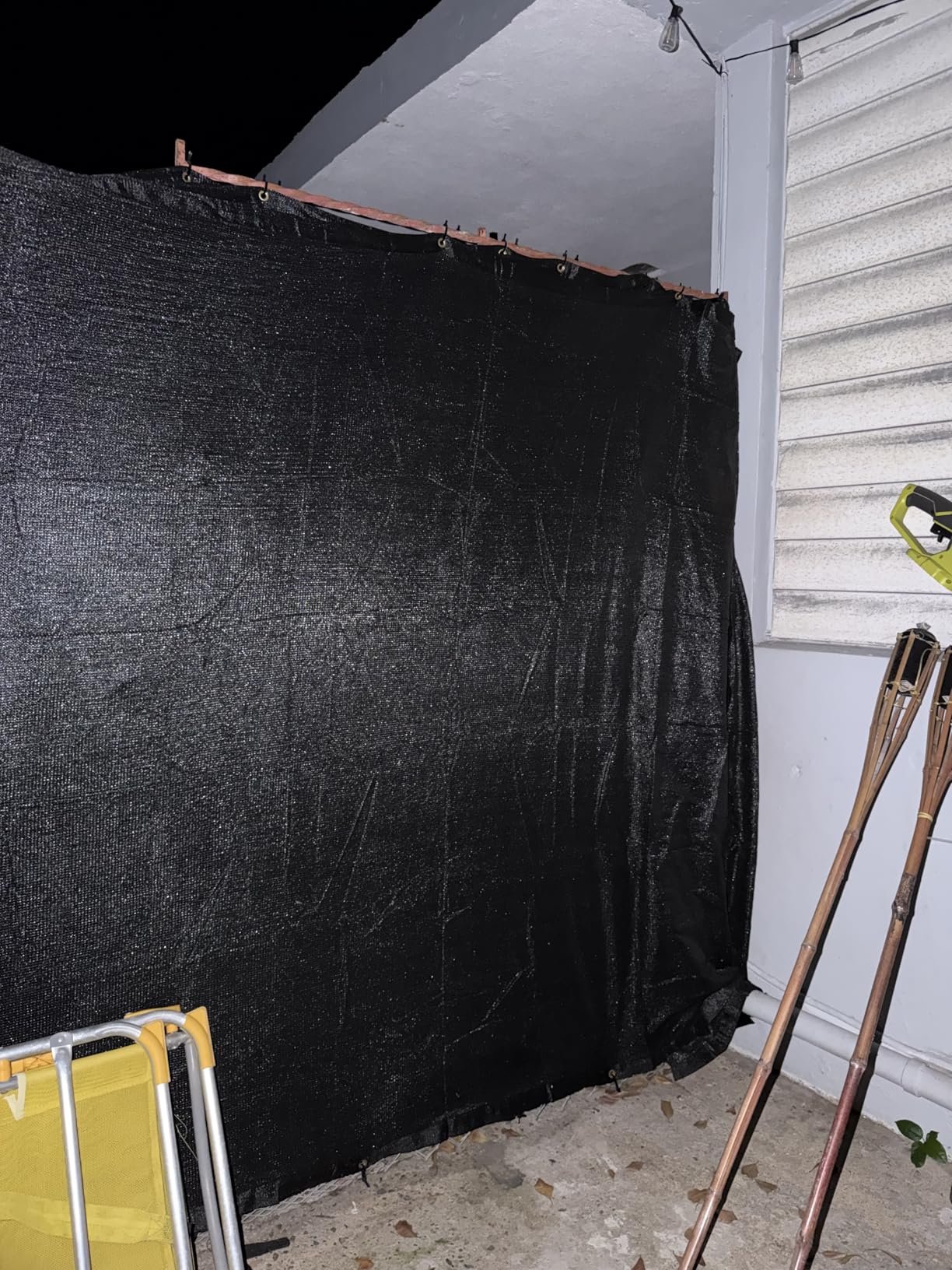 UPGRADE Privacy Screen 6' x 50' Fence Commercial Shade Cover with Brass Grommets Heavy Duty Perfect for Outdoor Back Yard, Black customer photo 2