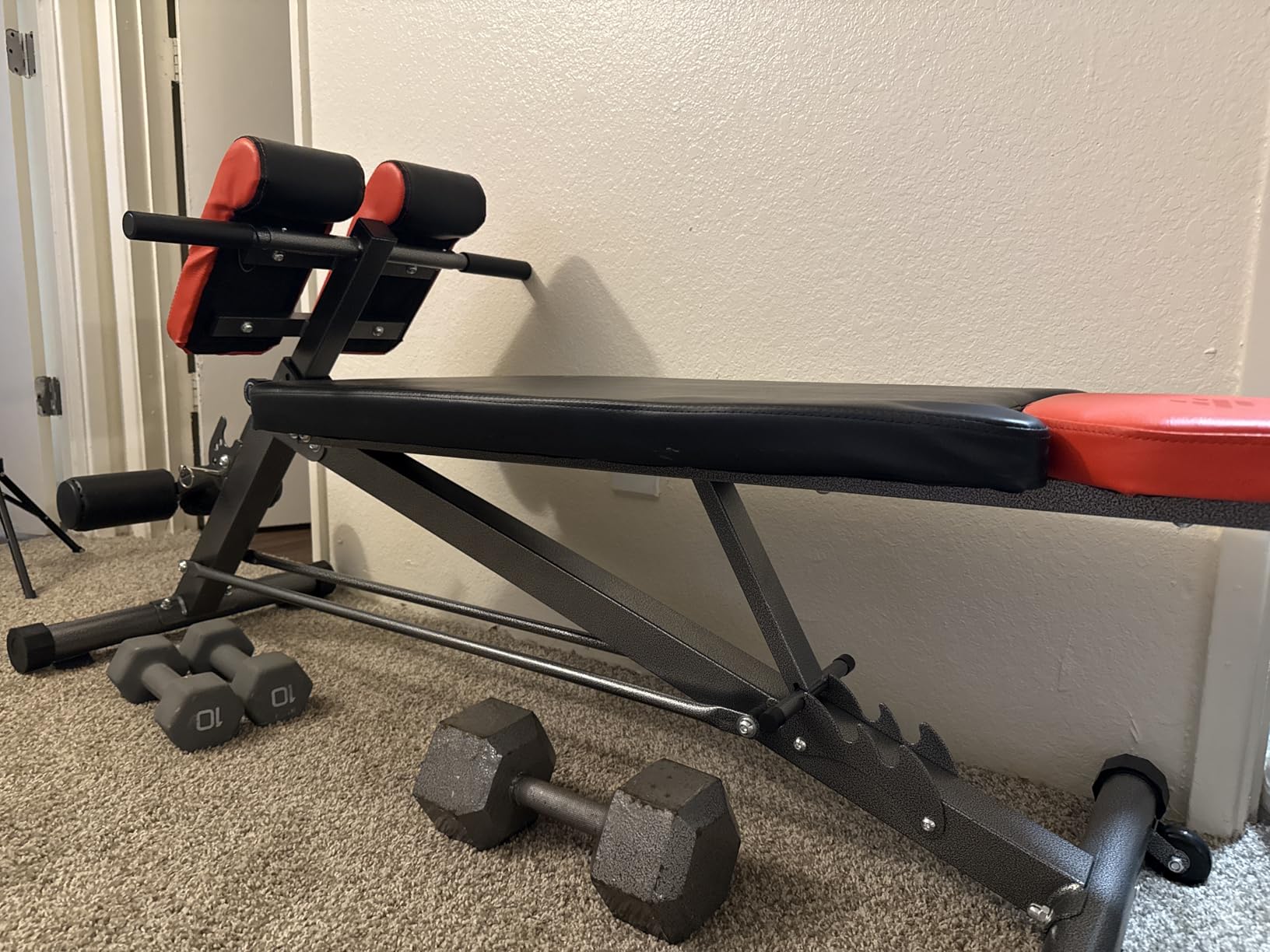 FF Finer Form Multi-Functional Weight Bench for Full All-in-One Body Workout - Adjustable Workout Bench Press for Home Gym, Fitness equipment for Back HyperExtension, Roman Chair Exercise, Sit up customer photo 2