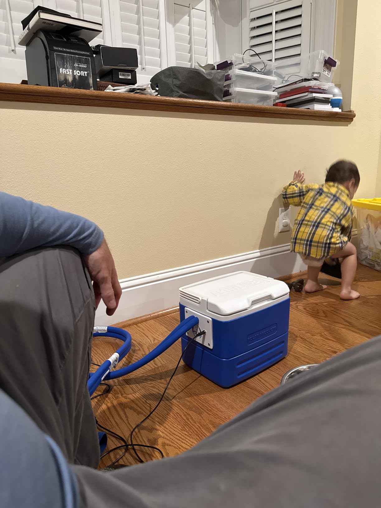 Polar Active Ice 3.0 Cold Therapy Ice Machine System with Programmable Timer, Shoulder Compression Pad, Lightweight 9 Quart Cooler Freeze Kit, Quiet Pump, Strong Cryotherapy Pain Relief Treatment customer photo 1