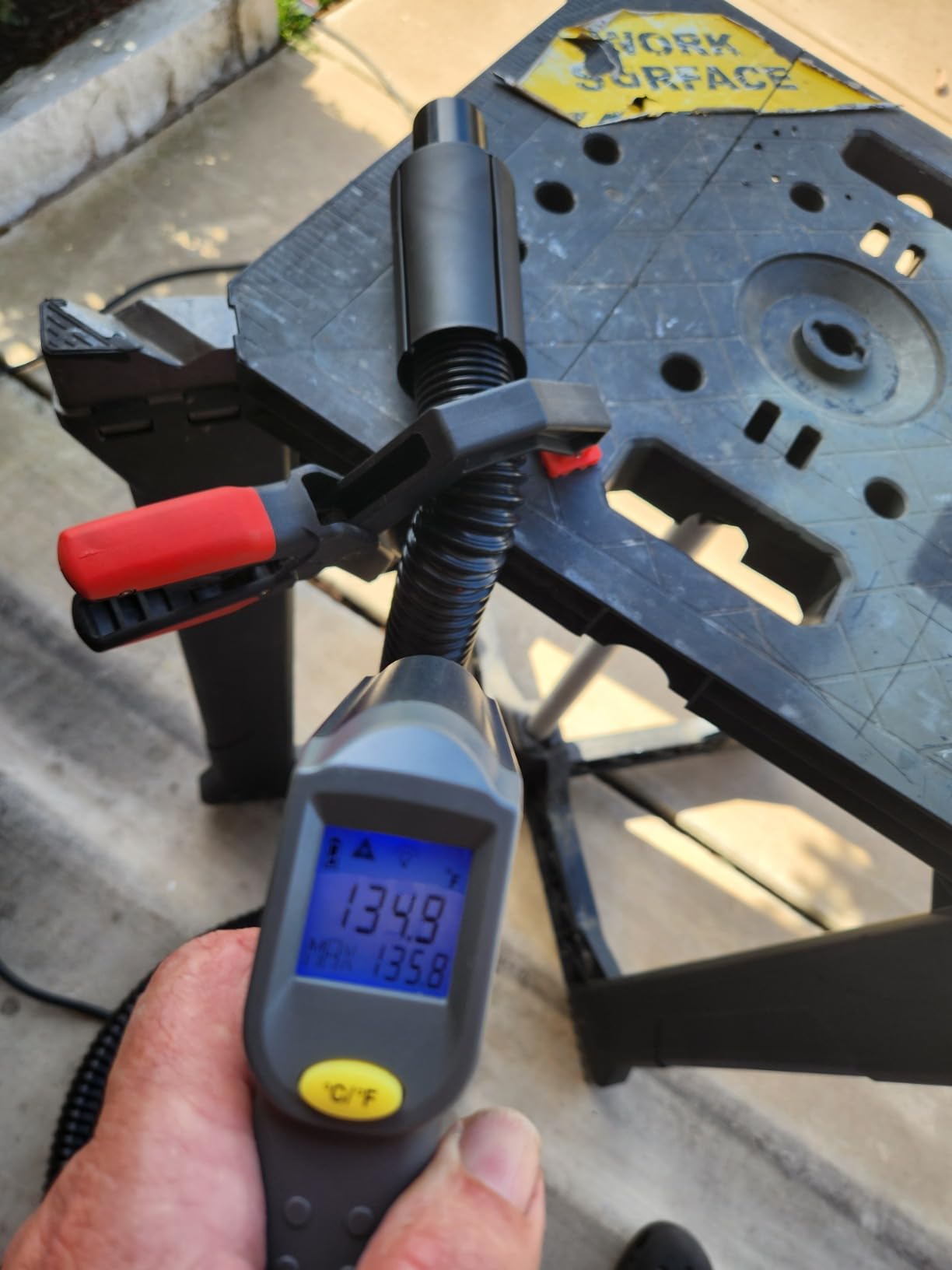 SHELANDY Powerful Motorcycle & Car Dryer with 14 Foot Flexible Hose & Wheels - for Auto Detailing and dusting,black customer photo 1