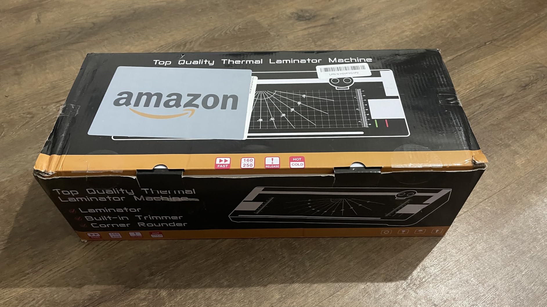 YE381 13inch Thermal & Cold Laminating Machine customer photo 2