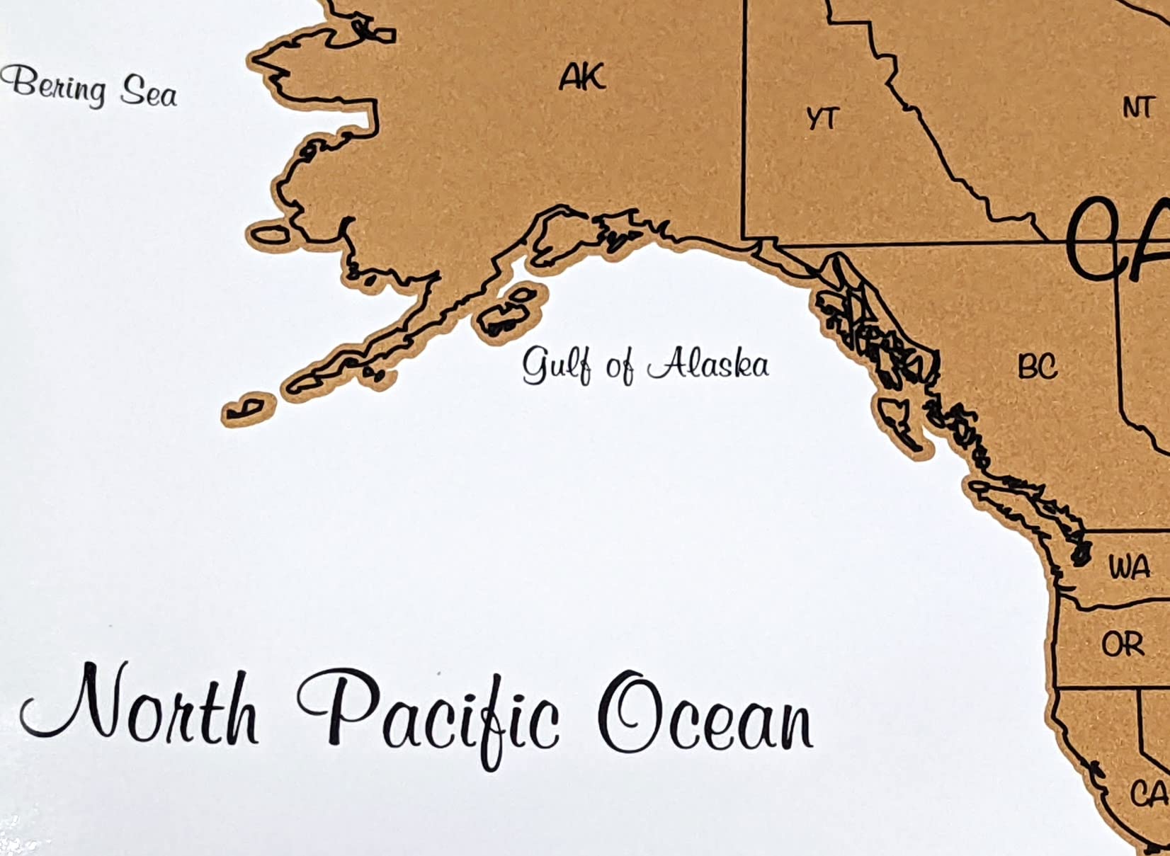 Scratch Off Map of The World | Deluxe Watercolor Wanderlust Edition | XL Size 36x 24 | Easy to Frame | Beautiful Wall Art | Perfect Travel Gift | Includes Scratch Off Tools customer photo 1