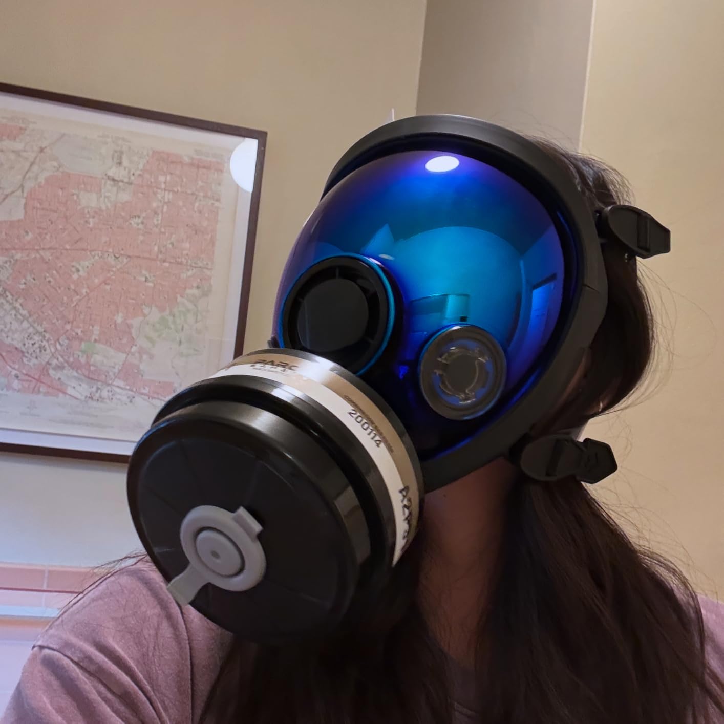 ST-100X Survival Respirator - Compatible with Industry Standard 40mm Gas Filter Canister - CE Tested customer photo 2