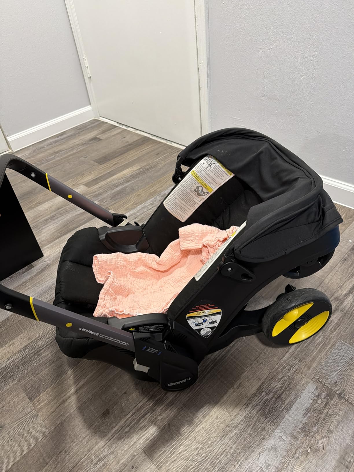 Doona Car Seat & Stroller, Nitro Black - All-in-One Travel System customer photo 1