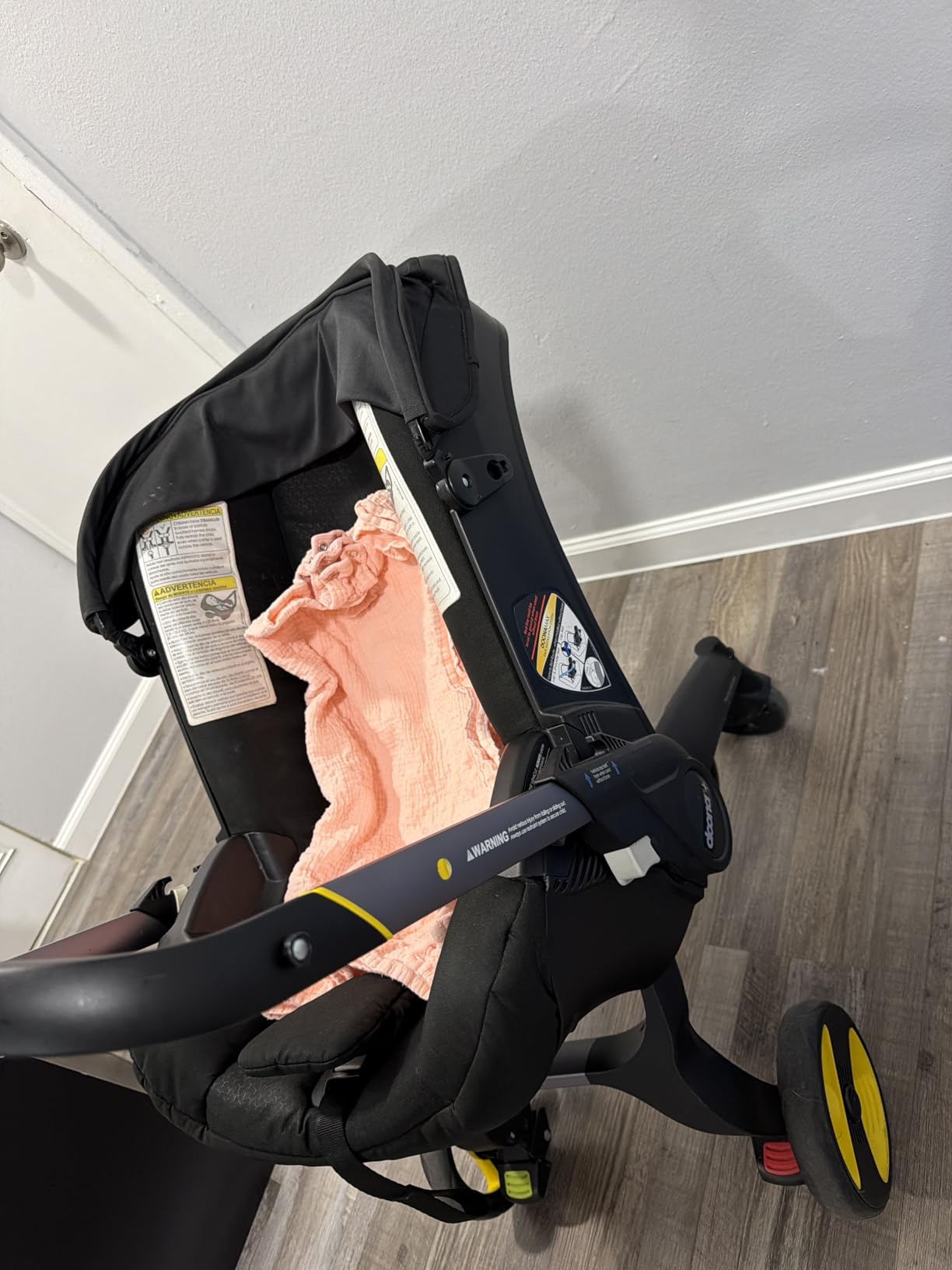 Doona Car Seat & Stroller, Nitro Black - All-in-One Travel System customer photo 2