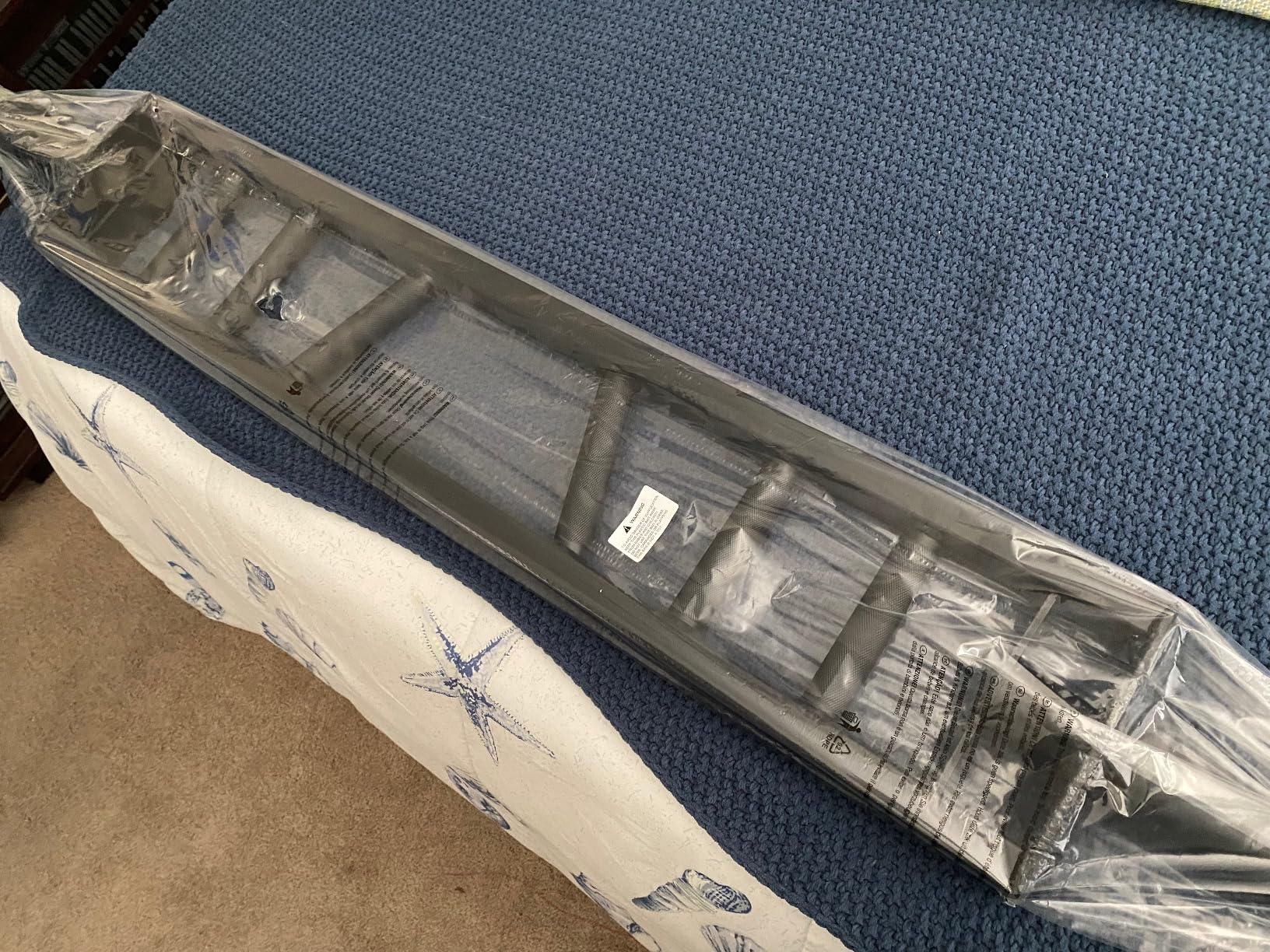 Yes4All Multi Grip Barbell & Cable Attachment - Swiss Bar, American Bar for Greater Range of Motion, with 2 Collars, Fits Olympic Weight Plates - Home Gym & Support Pressing, Lifting & Curls customer photo 1