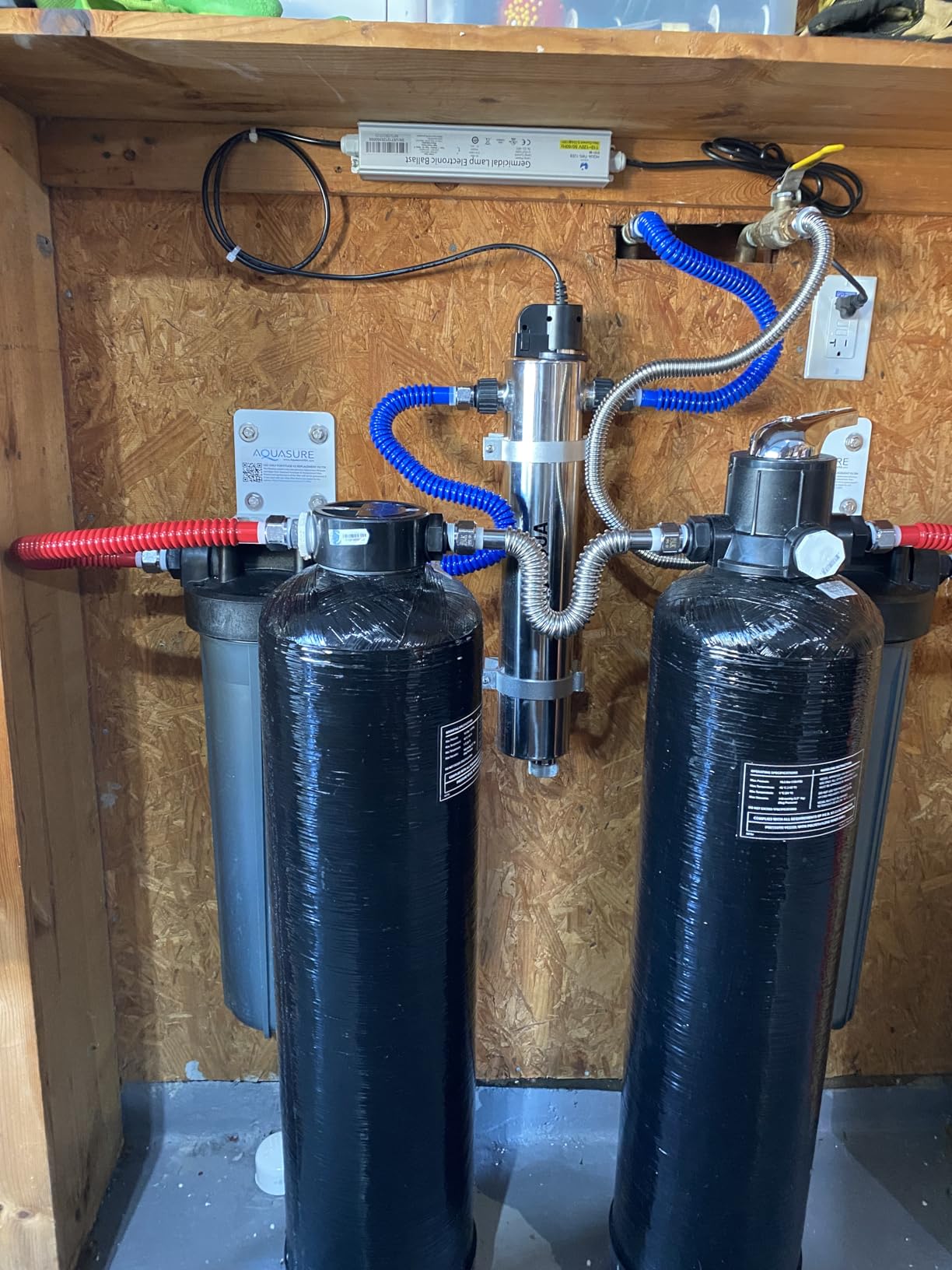 HQUA-TWS-12 Ultraviolet Water Purifier Filter for Whole House Water Purification,12GPM 120V, 1 Extra UV Lamp + 1 Extra Quartz Sleeve customer photo 1