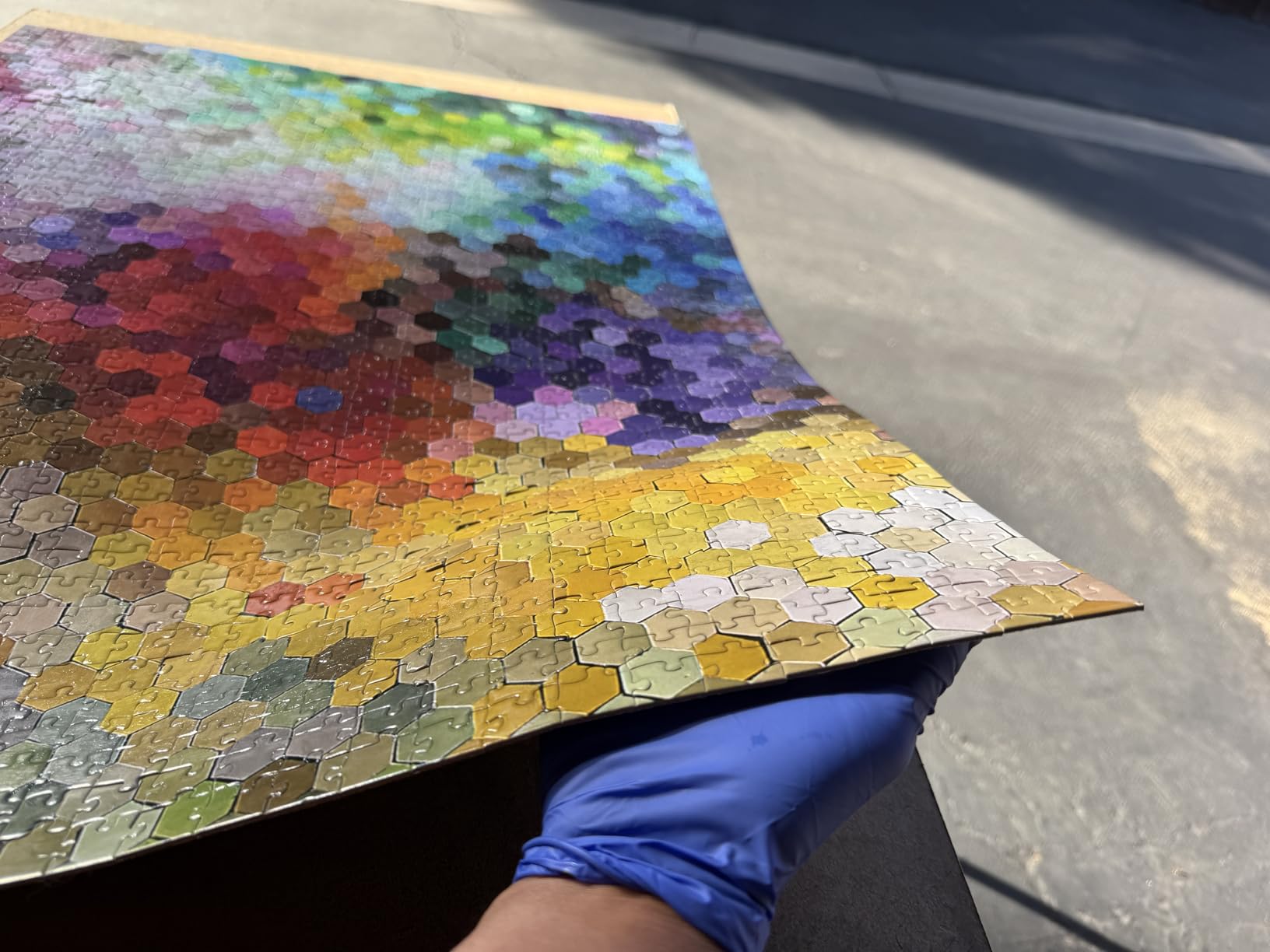 RoseArt Jigsaw Puzzle Glue with Applicator - Saves, Laminates and Preserves Finished Jigsaw Puzzles - Easy to Apply, Dries Quick, Clear & Bright customer photo 1