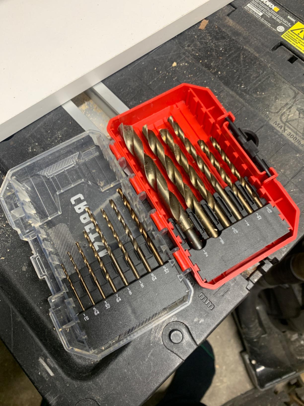 CRAFTSMAN 14-Piece Gold Oxide Drill Bit Set for Wood, Plastic, or Metal (CMAM2214) customer photo 2