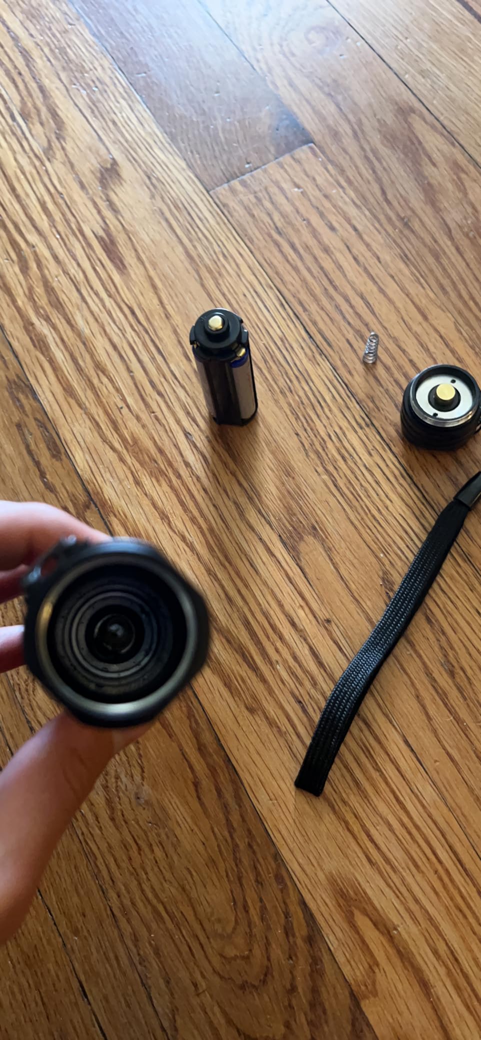 Upgraded Zoomable Red Flashlight, 4 Color in 1 Flash Light, Green Red Blue White Multi-Color RGBW Led with Memory for Night Vision, Fishing, Astronomy(Batteries Not Included) customer photo 1