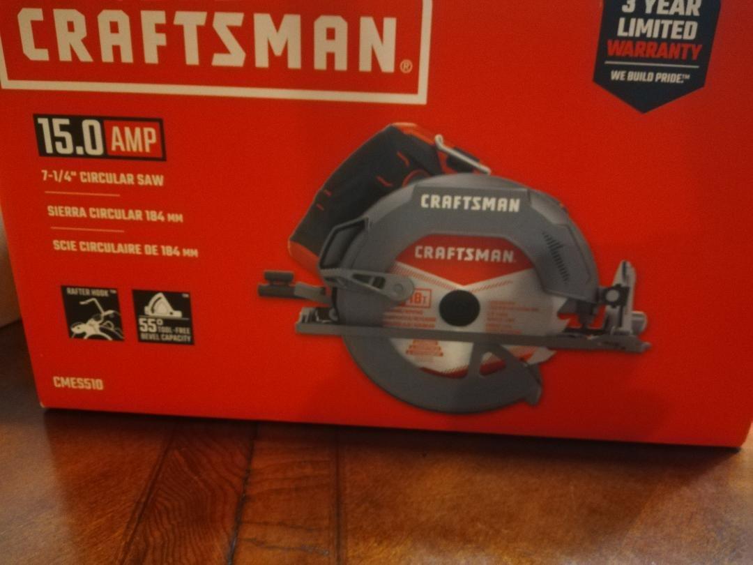 CRAFTSMAN Circular Saw, 7-1/4 inch, 15 Amp, Corded (CMES510) customer photo 1