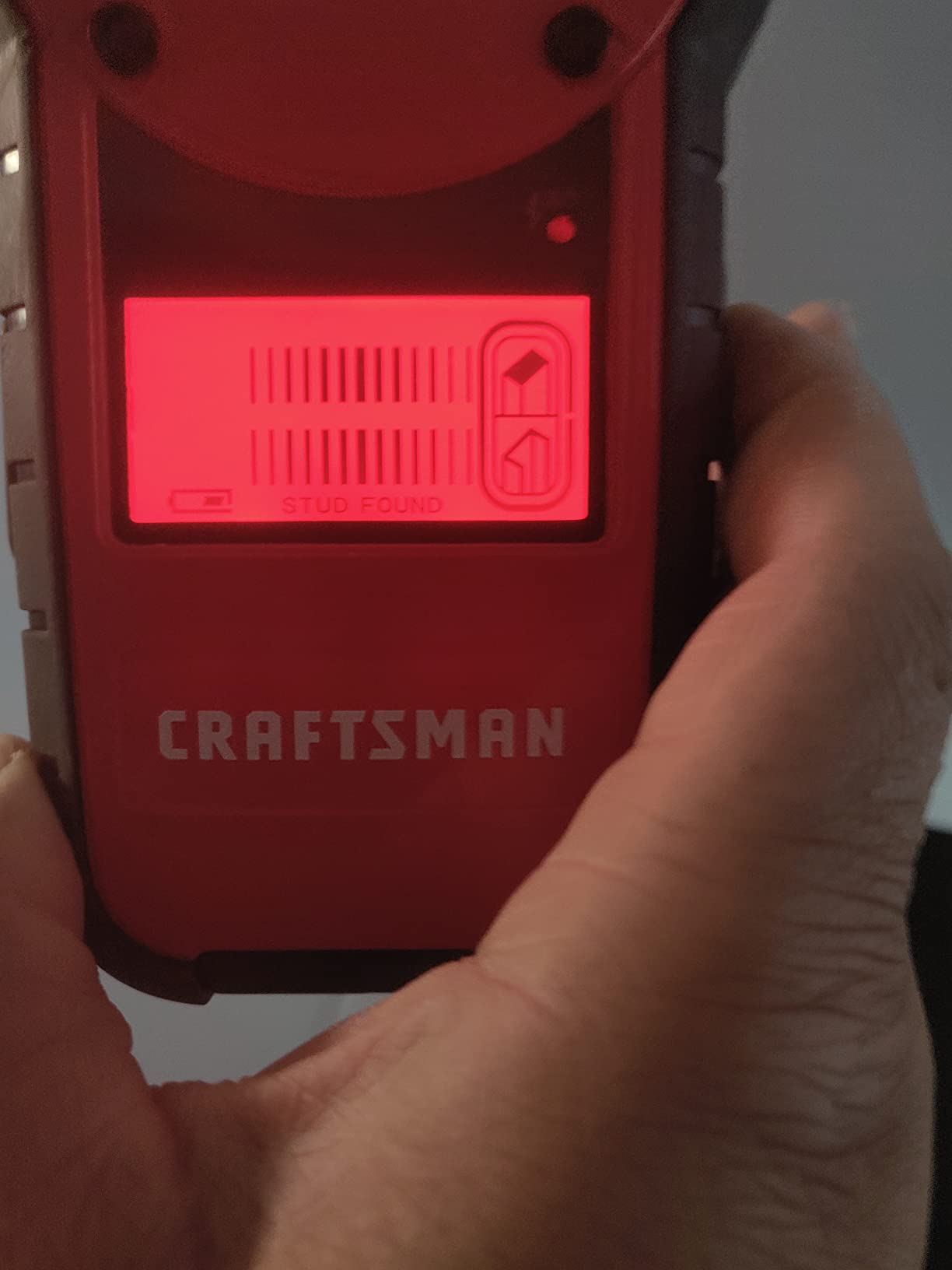 CRAFTSMAN Laser Level and Stud Sensor, 20-Foot Visibility Range (CMHT77636), Red customer photo 2