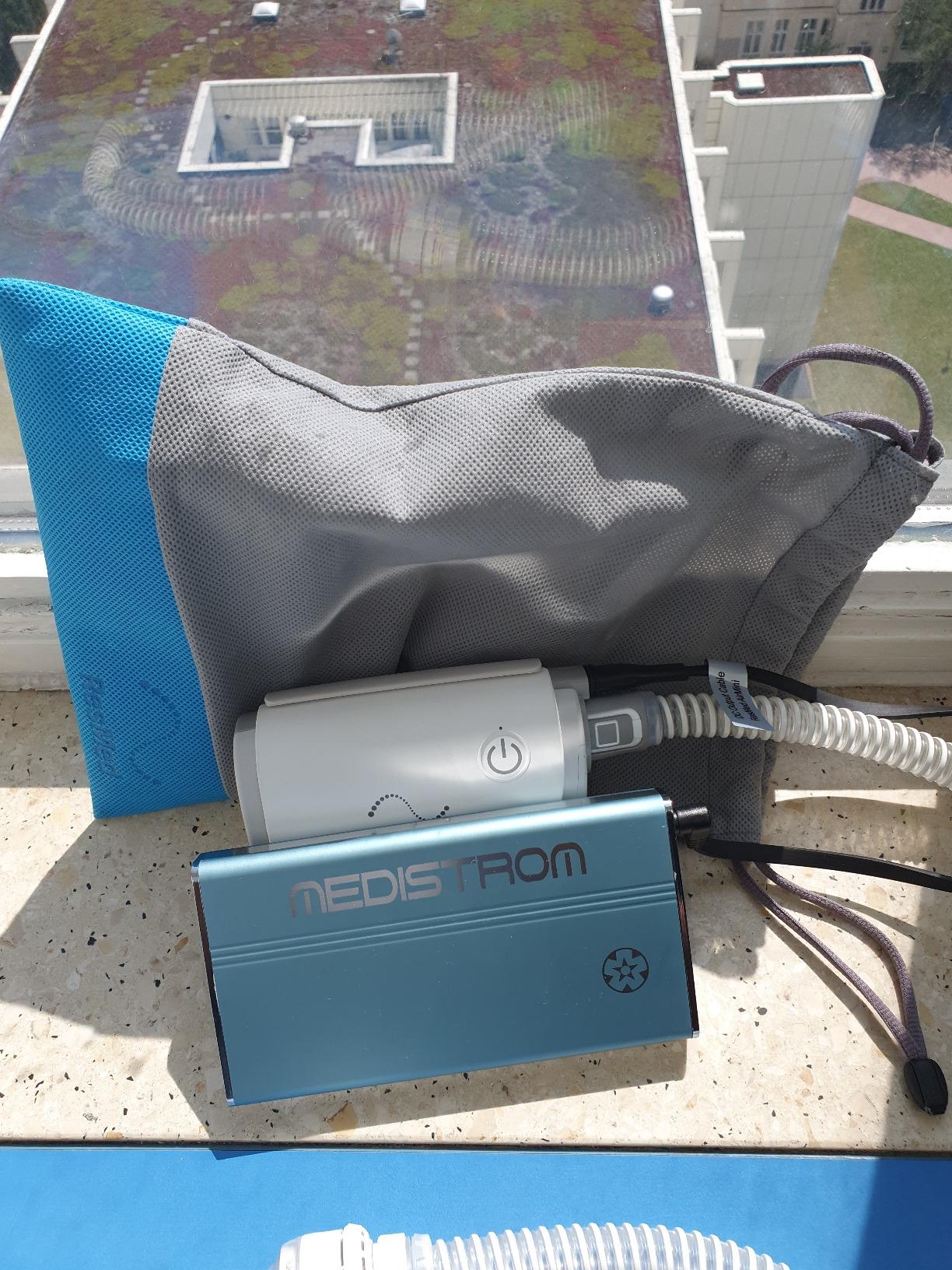 Bundle: Medistrom Pilot 24 Lite with 3 Pack Travel CPAP Wipes - 95Wh CPAP Battery Backup Power Supply for CPAP Machine - Camping Power Bank - Lightweight Portable Battery - TSA Approved CPAP Battery customer photo 1