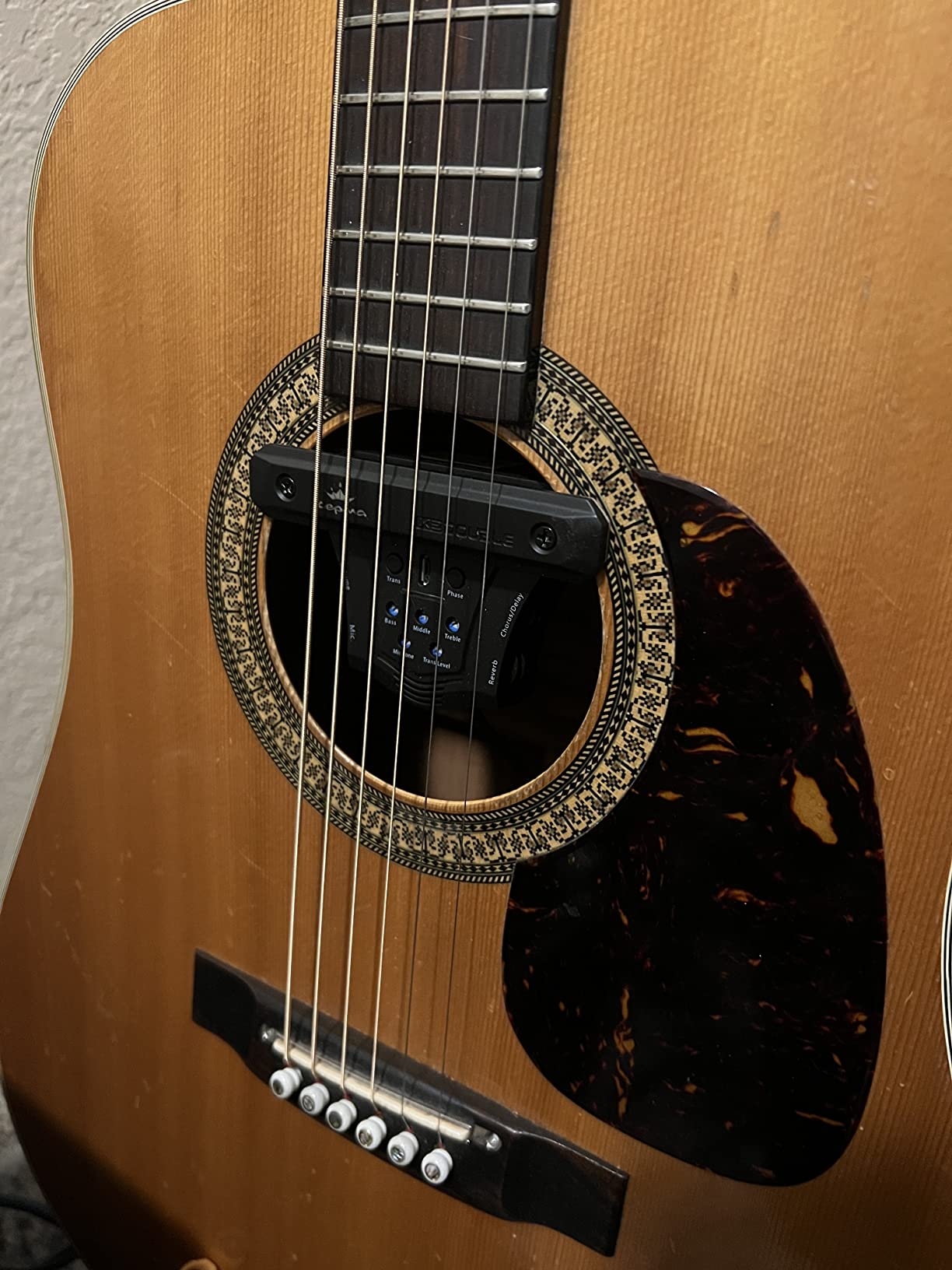 Kepma AcoustiFex Go, Acoustic Guitar Pickup, Preamp and Effects System customer photo 2