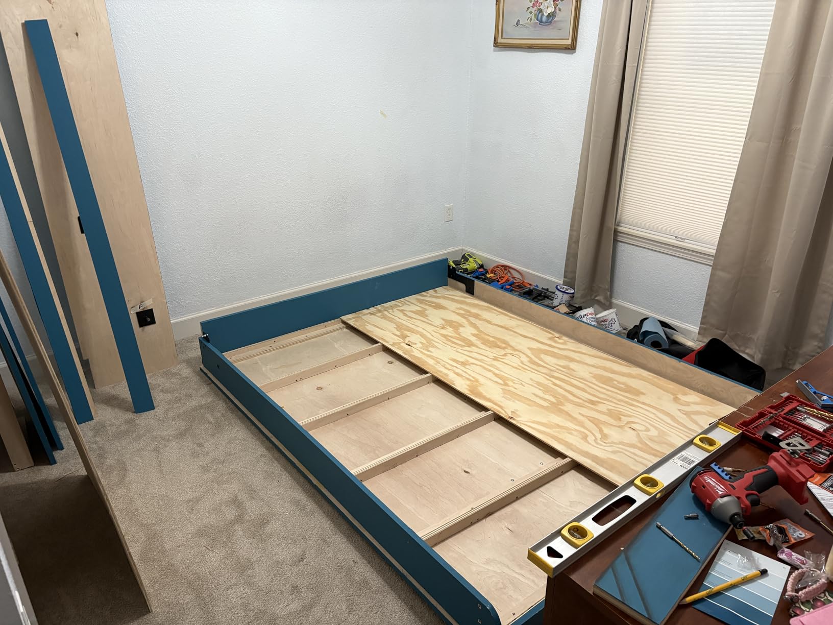 Full (Double) Size DIY Murphy Bed Hardware Kit - Vertical Wall Bed Space-Saving - Budget-Friendly DIY Setup - Made in USA - Hide Away Design Murphy Bed Hardware - Bed Lift Mechanism customer photo 1