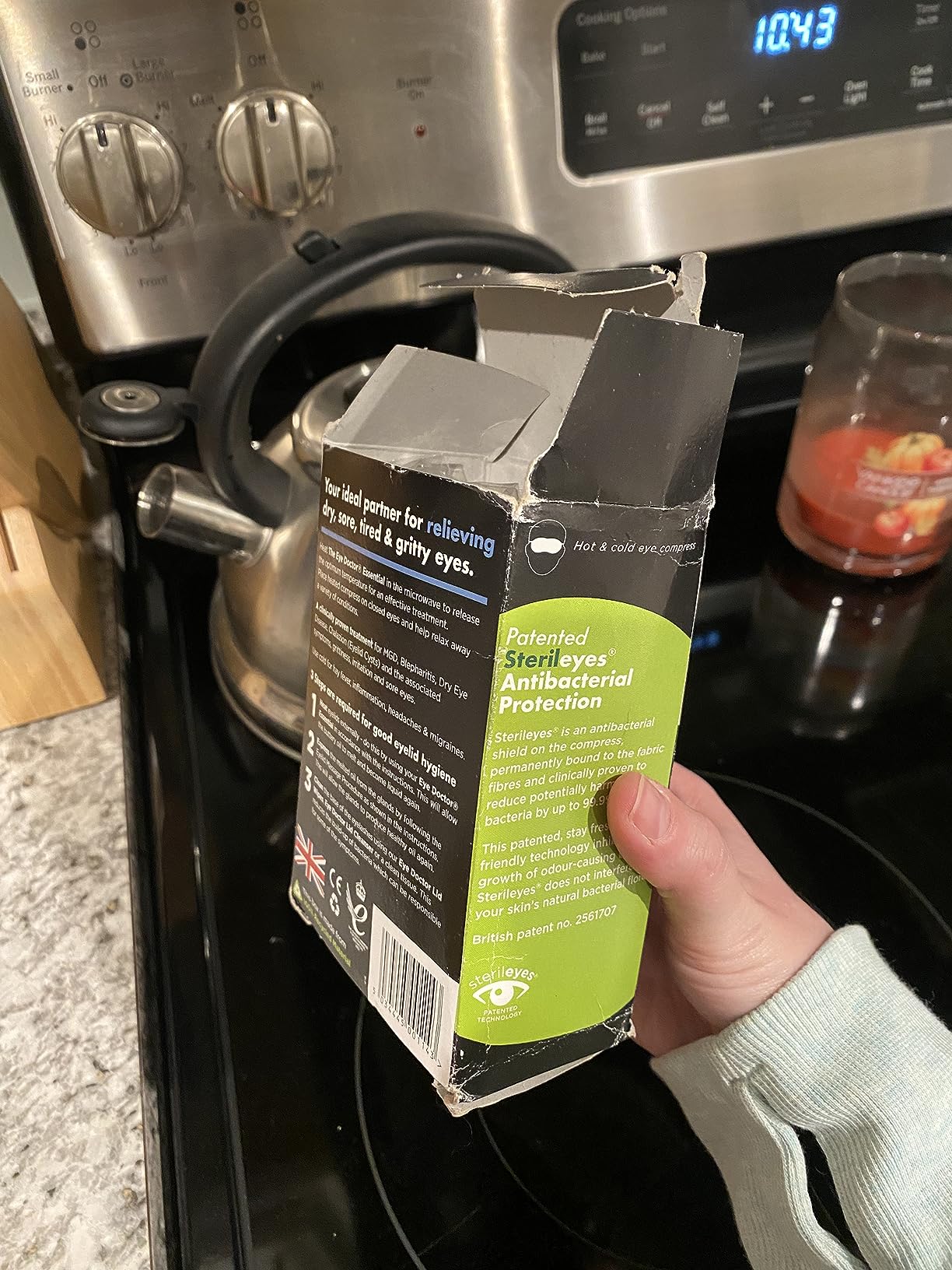 The Eye Doctor Essential - Hot Eye Compress Heat Bag for Dry Eye, Blepharitis and MGD - Safe to Heat in a Microwave - Hot and Cold Eye Compress customer photo 1