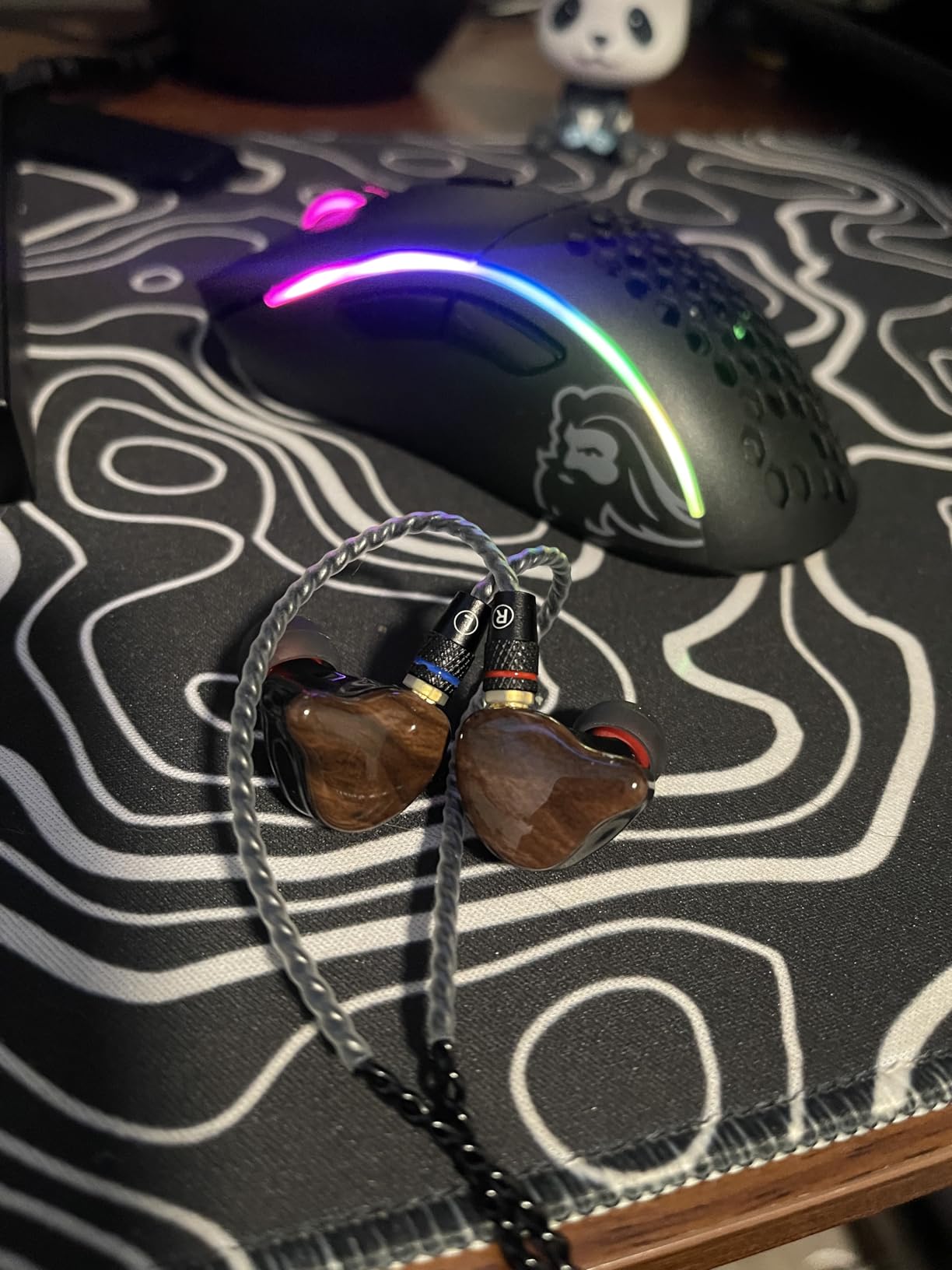 in Ear Monitor Headphones, HiFi Stereo IEM Earphones, Dynamic Dual Driver Wired Earbuds with Detachable Cable, Noise Canceling Headset for Singers Musicians Drummers Audiophile (Black) customer photo 2