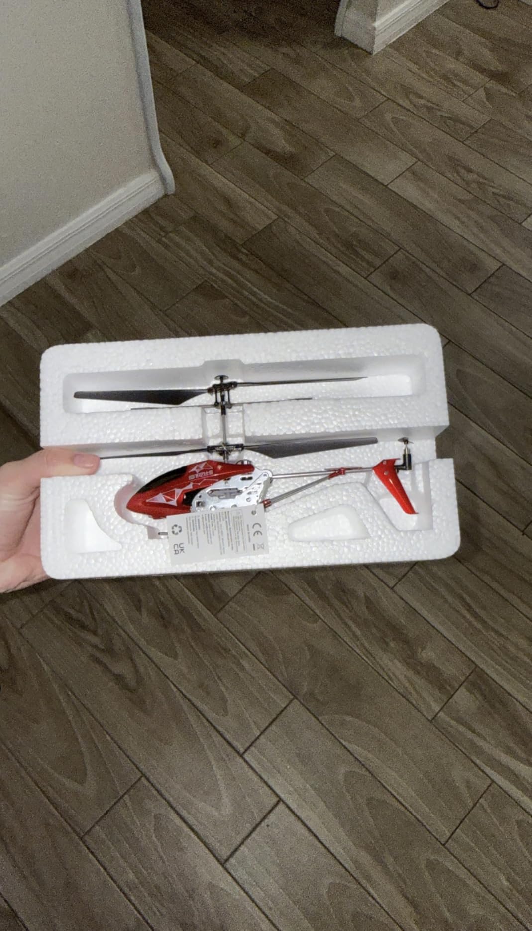 SYMA S107H-E RC Helicopter for Kids 8-12 and Beginners, Remote Control Helicopter with Altitude Hold, 2 Speed Modes, Whole Alloy Toy for Boys Girls Indoor Gift customer photo 2