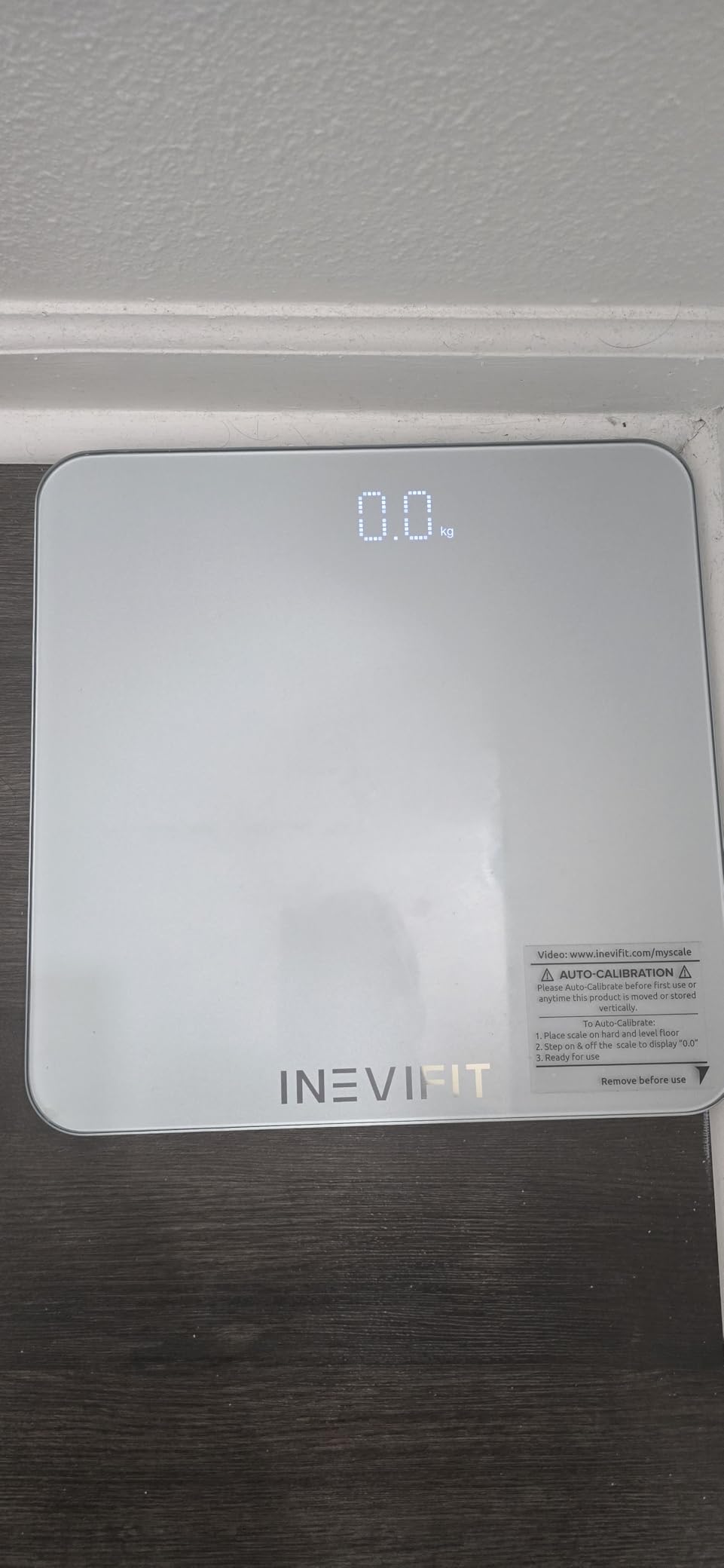 INEVIFIT Bathroom Scale, Highly Accurate Digital Bathroom Body Scale, Measures Weight up to 400 lbs. Includes Batteries customer photo 2