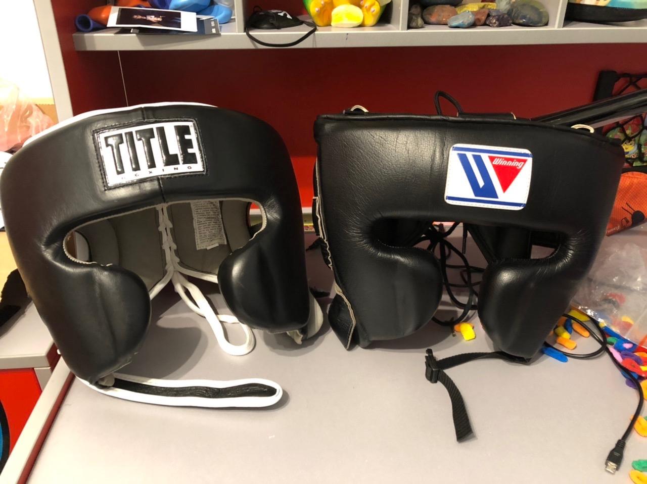 TITLE Boxing Leather Sparring Headgear - MMA & Muay Thai Protection customer photo 2