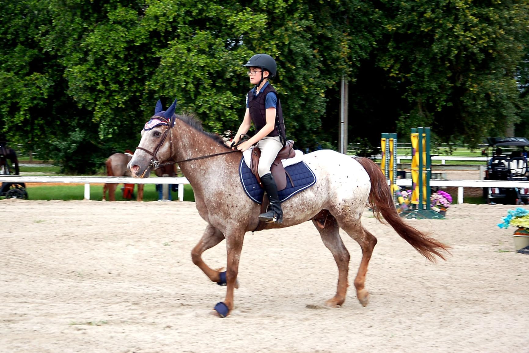 UNISTRENGH Equestrian Vest Professional Safety EVA Padded Horse Riding Vest Unisex Black Zipper Protector Gear Waistcoat customer photo 2