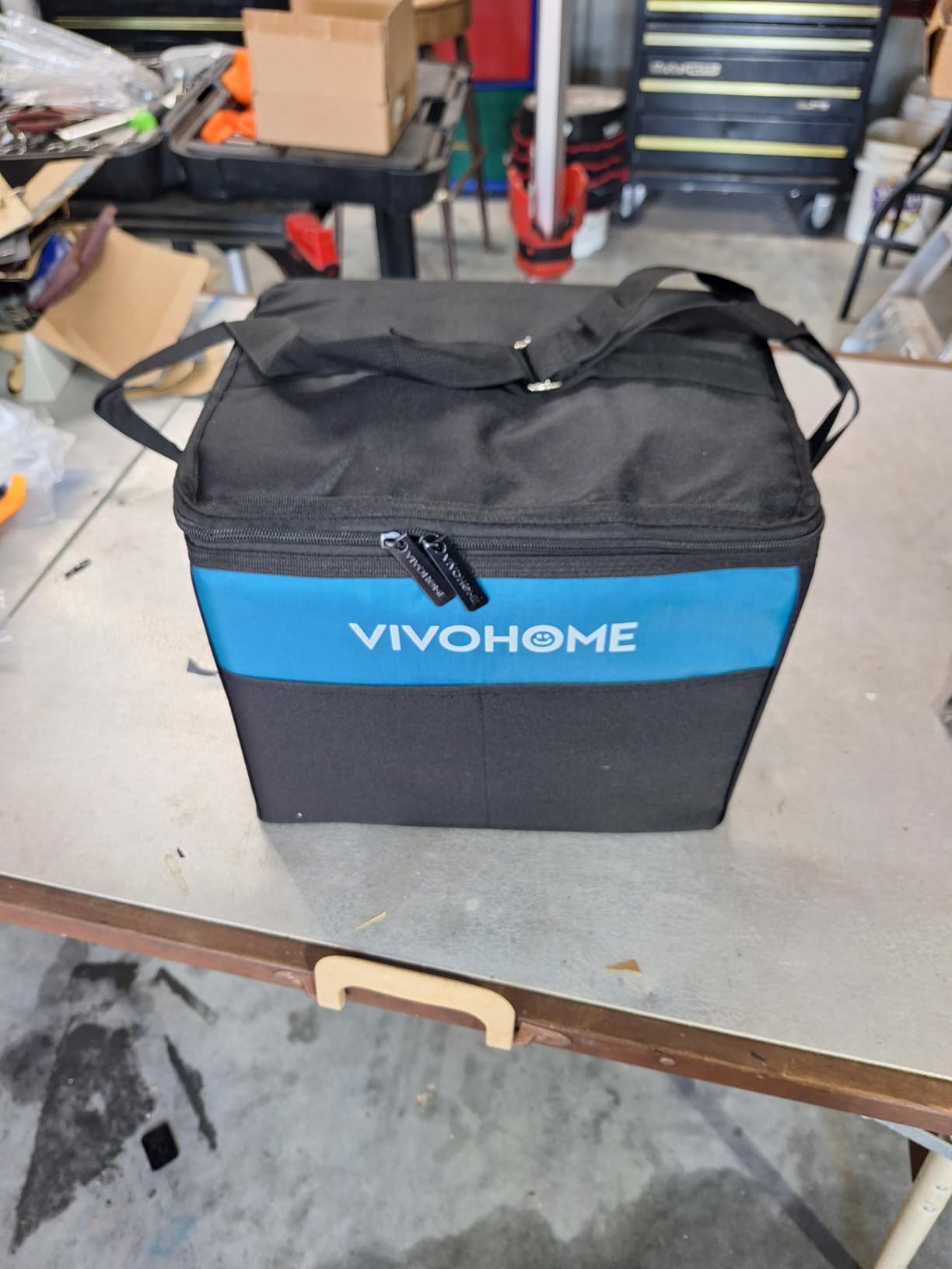 VIVOHOME 110V 1/3 HP 4CFM Single Stage Rotary Vane Air Vacuum Pump and R134a AC Manifold Gauge Set Kit with Leak Detector Carry Bag for HVAC Air Conditioning Refrigeration Recharging ETL Listed customer photo 1