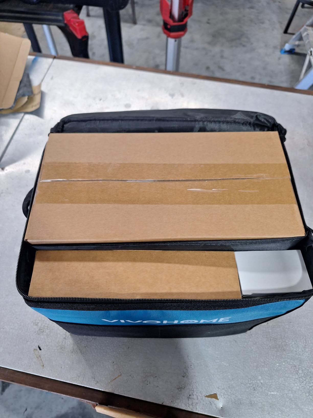 VIVOHOME 110V 1/3 HP 4CFM Single Stage Rotary Vane Air Vacuum Pump and R134a AC Manifold Gauge Set Kit with Leak Detector Carry Bag for HVAC Air Conditioning Refrigeration Recharging ETL Listed customer photo 2