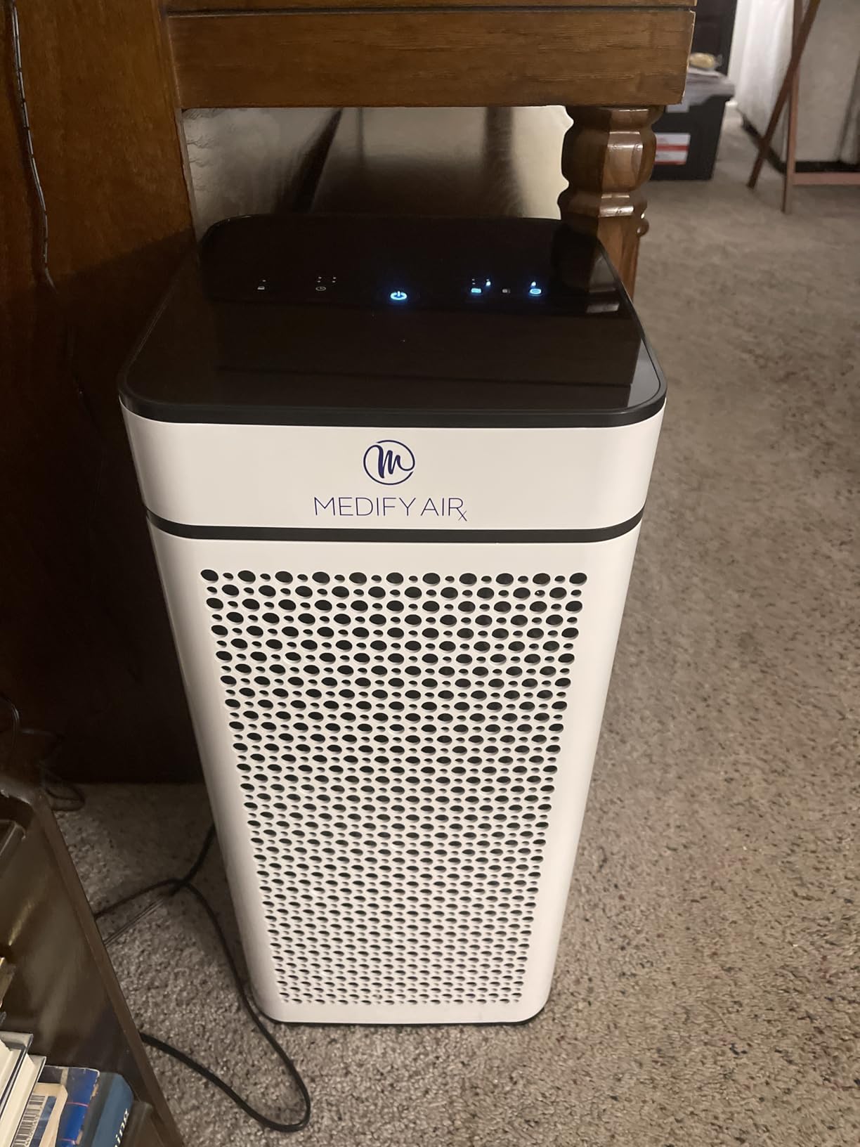 Medify MA-40 Air Purifier with True HEPA H13 Filter | 1,793 ft² Coverage in 1hr for Smoke, Wildfires, Odors, Pollen, Pets | Quiet 99.9% Removal to 0.1 Microns | White, 1-Pack customer photo 2