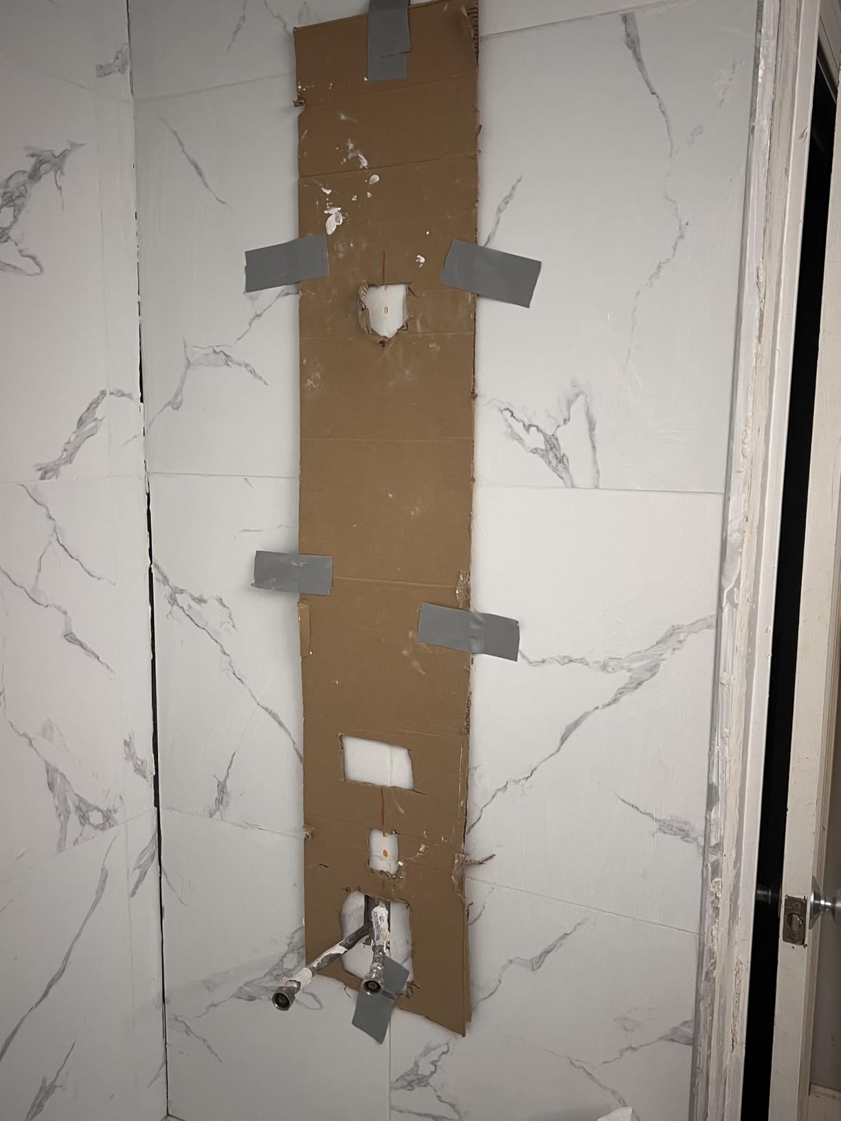 ROVOGO 304 Stainless Steel Shower Panels System with 8-inch Rainfall Shower, 6 Body Jets and 5-Setting Handheld Shower Wand, Shower Tower with Adjustable Head, Brushed customer photo 1