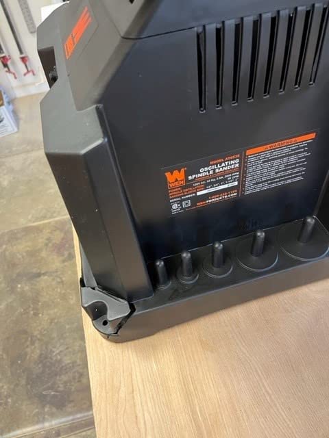 WEN AT6535 3.5-Amp Oscillating Spindle Sander with Extra Large Beveling Table Top customer photo 2