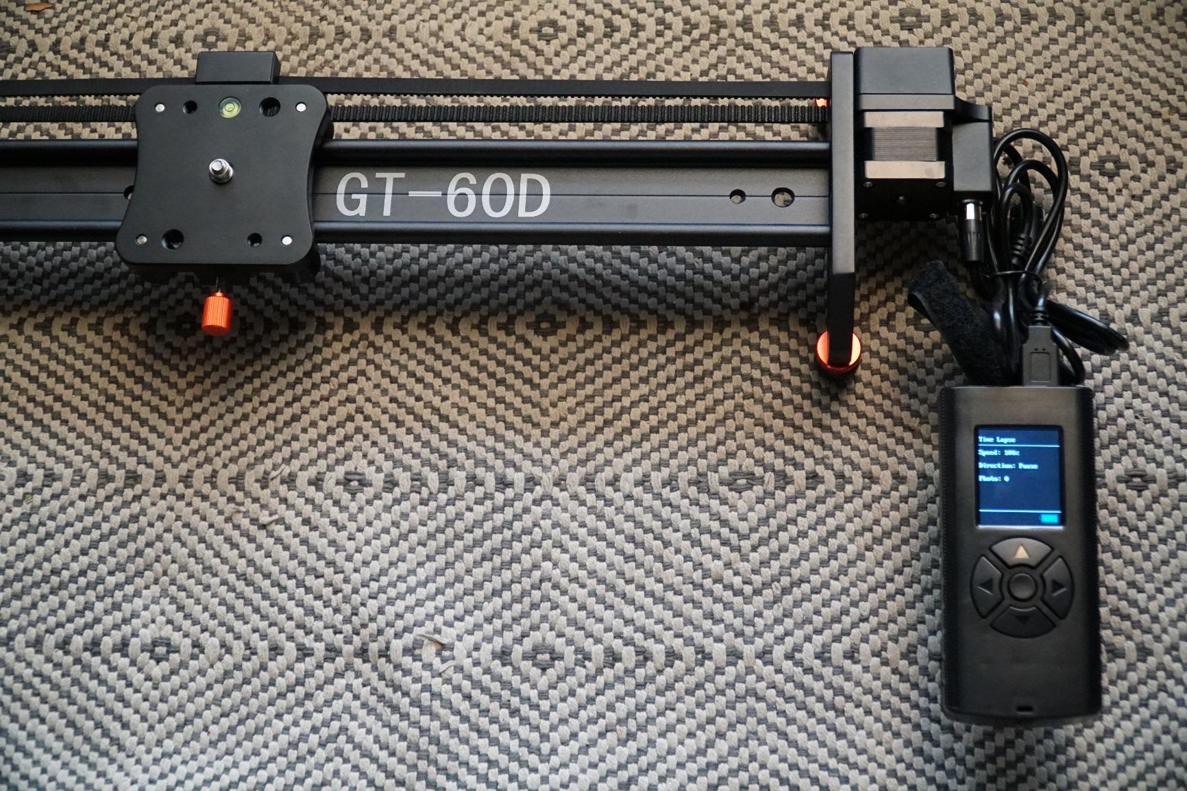 GVM Camera Slider 27 inch Aluminum Alloy Motorized Slider with Time-Lapse, Video Shooting and Round Trip Shooting, Track Dolly Rail for Most DSLR Cameras for Interview Photography customer photo 2