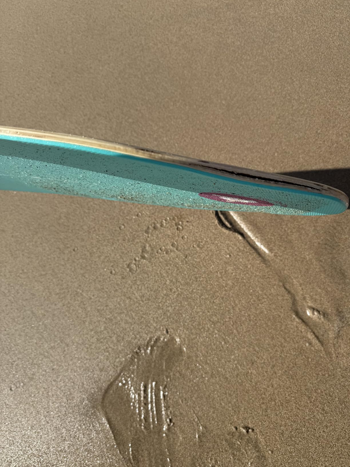 BPS New Zealand 'Shaka' Skimboard with Colored EVA Grip Pads and High Gloss Clear Coat Wooden Skim Boards for Beach Adventures customer photo 1