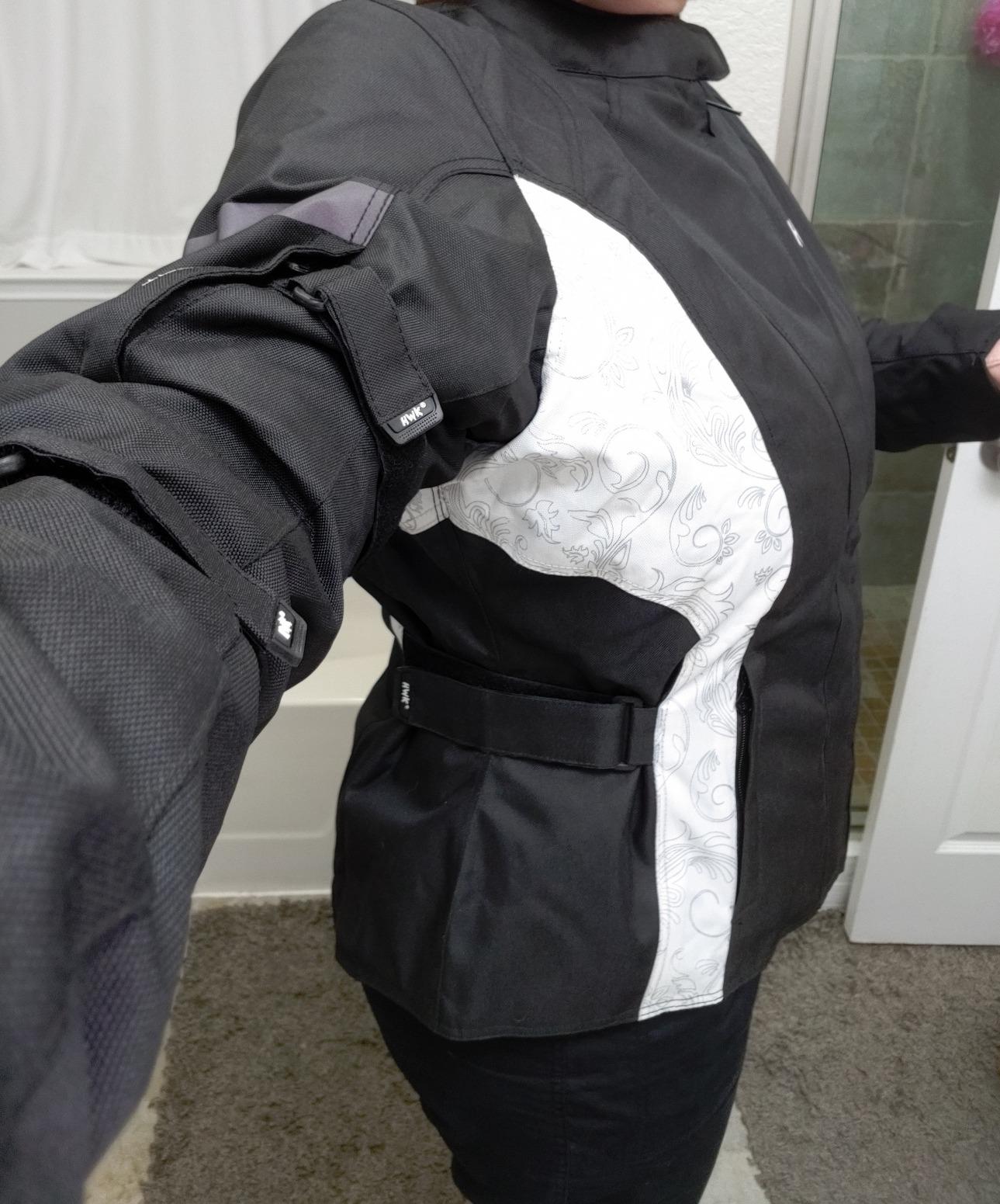HWK Adventure/Touring Motorcycle Jacket for Women, Women's Motorcycle Jacket with CE Armor for Enduro Motorbike Riding customer photo 2