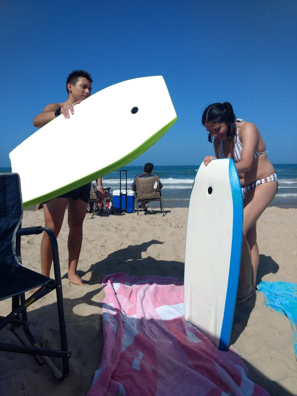 BPS 'Storm' Bodyboard with Premium Coiled Leash - Lightweight with EPS Core, Durable for All Wave Conditions customer photo 2