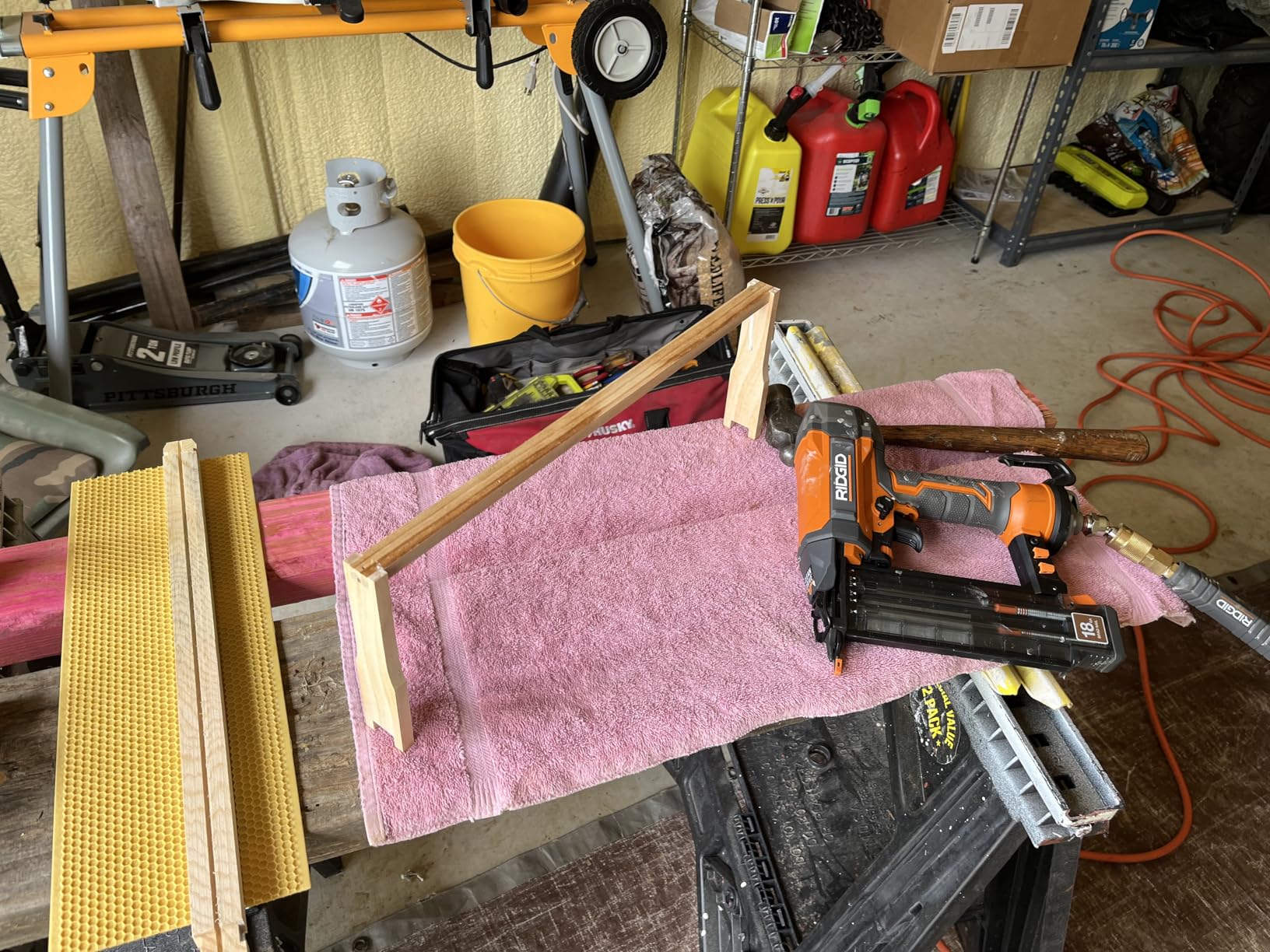 Hoover Hives Complete 8-Frame Beehive Kit - Wax-Coated Fir Wood, Includes 2 Deep Brood Boxes, 1 Medium Super, Langstroth Frames & CellTech Foundations customer photo 1